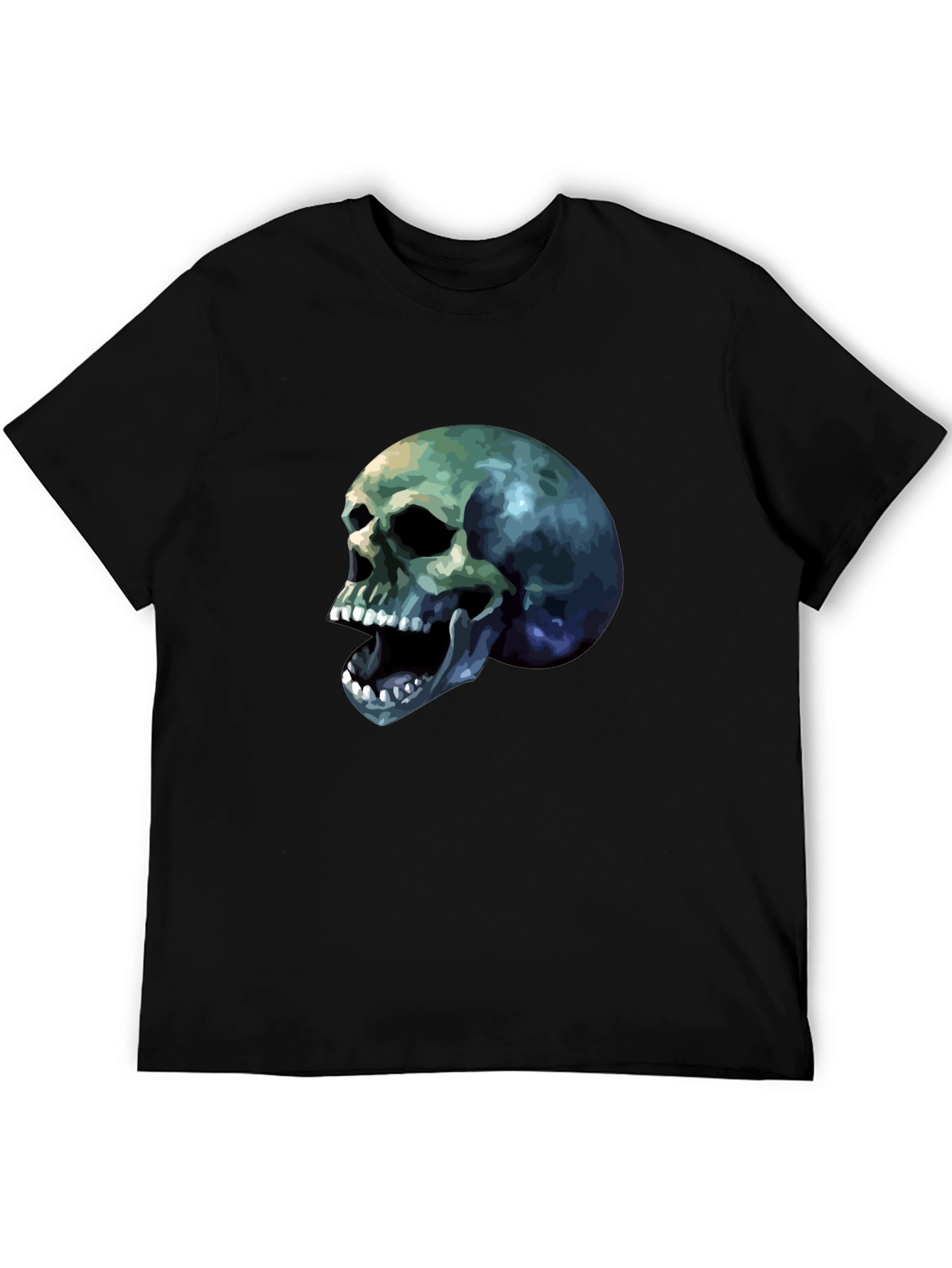 Skull Graphic Tee - Mens Black T-Shirt