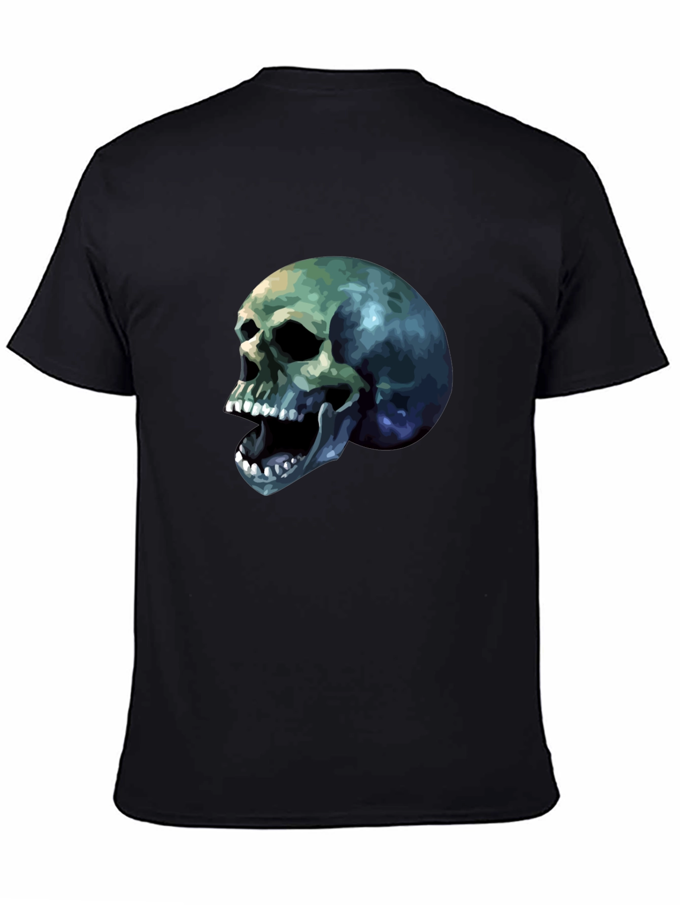 Skull Graphic Tee - Mens Black T-Shirt
