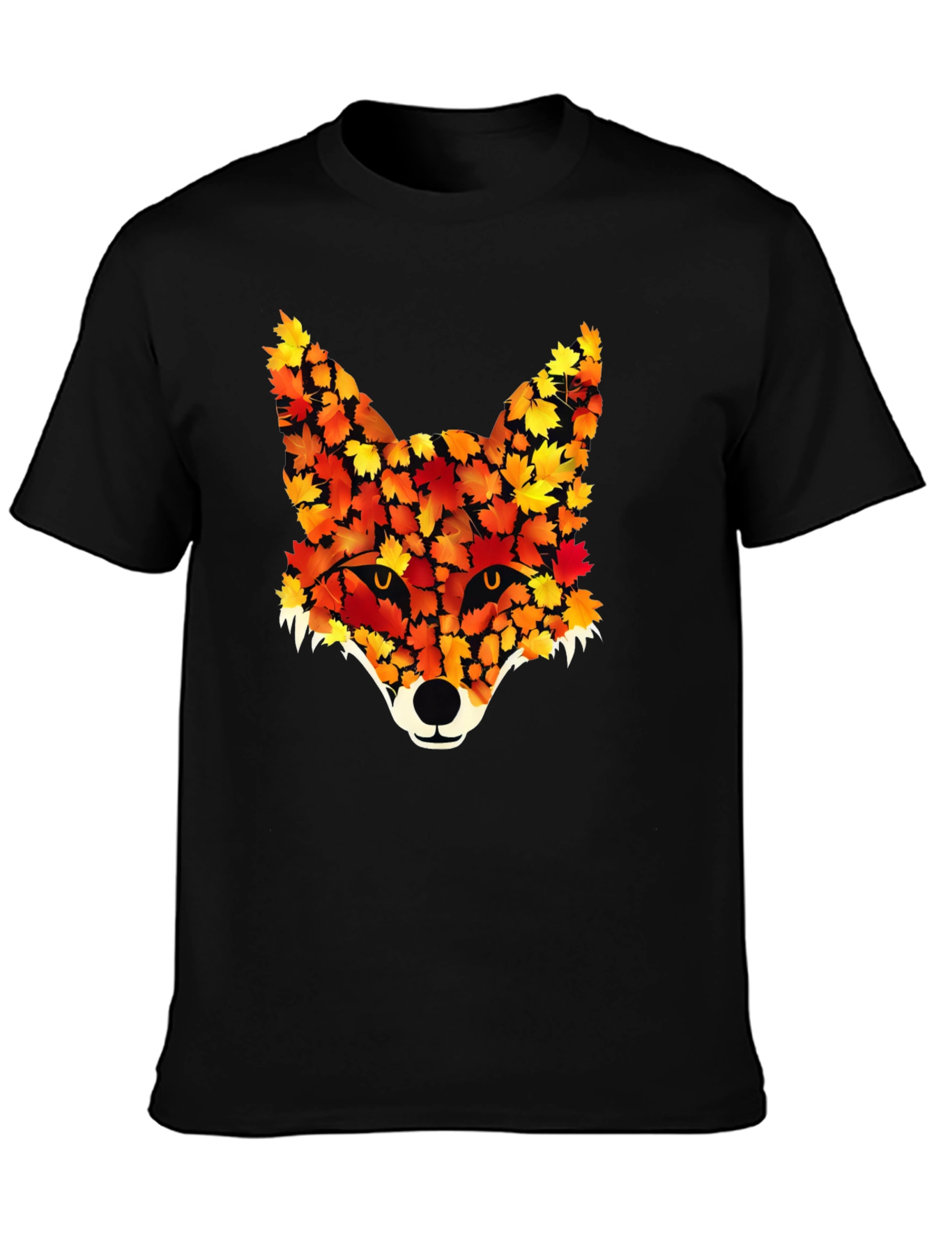 Autumn Fox Graphic Tee - Nature Inspired Design