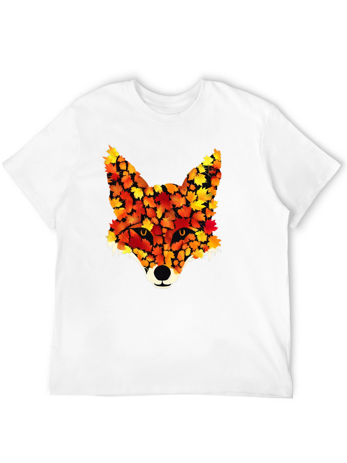 Autumn Fox Graphic Tee - Nature Inspired Design