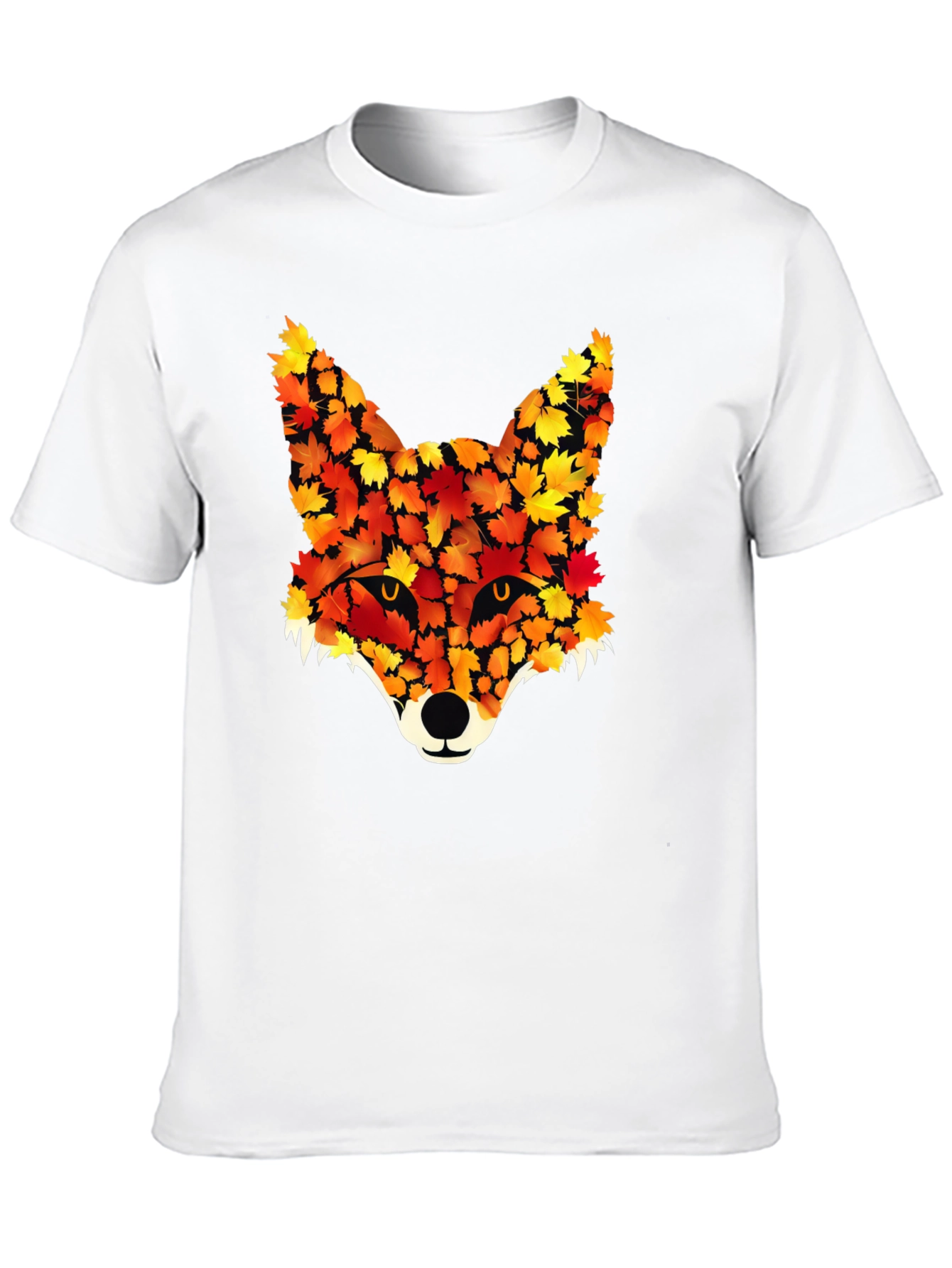 Autumn Fox Graphic Tee - Nature Inspired Design