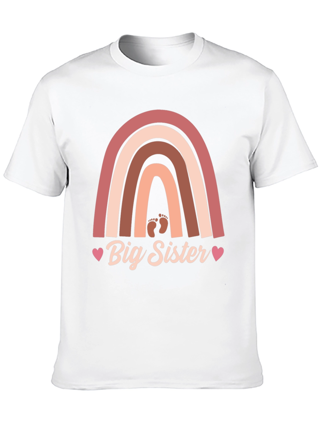 Big Sister Rainbow Graphic Tee