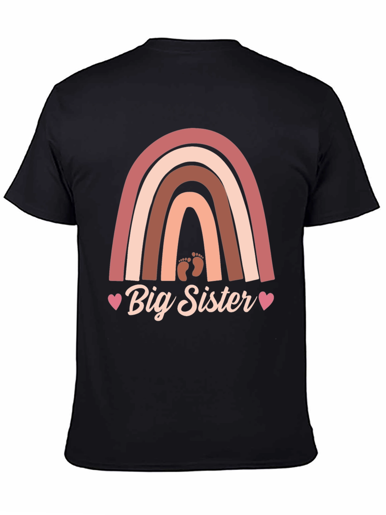 Big Sister Rainbow Graphic Tee