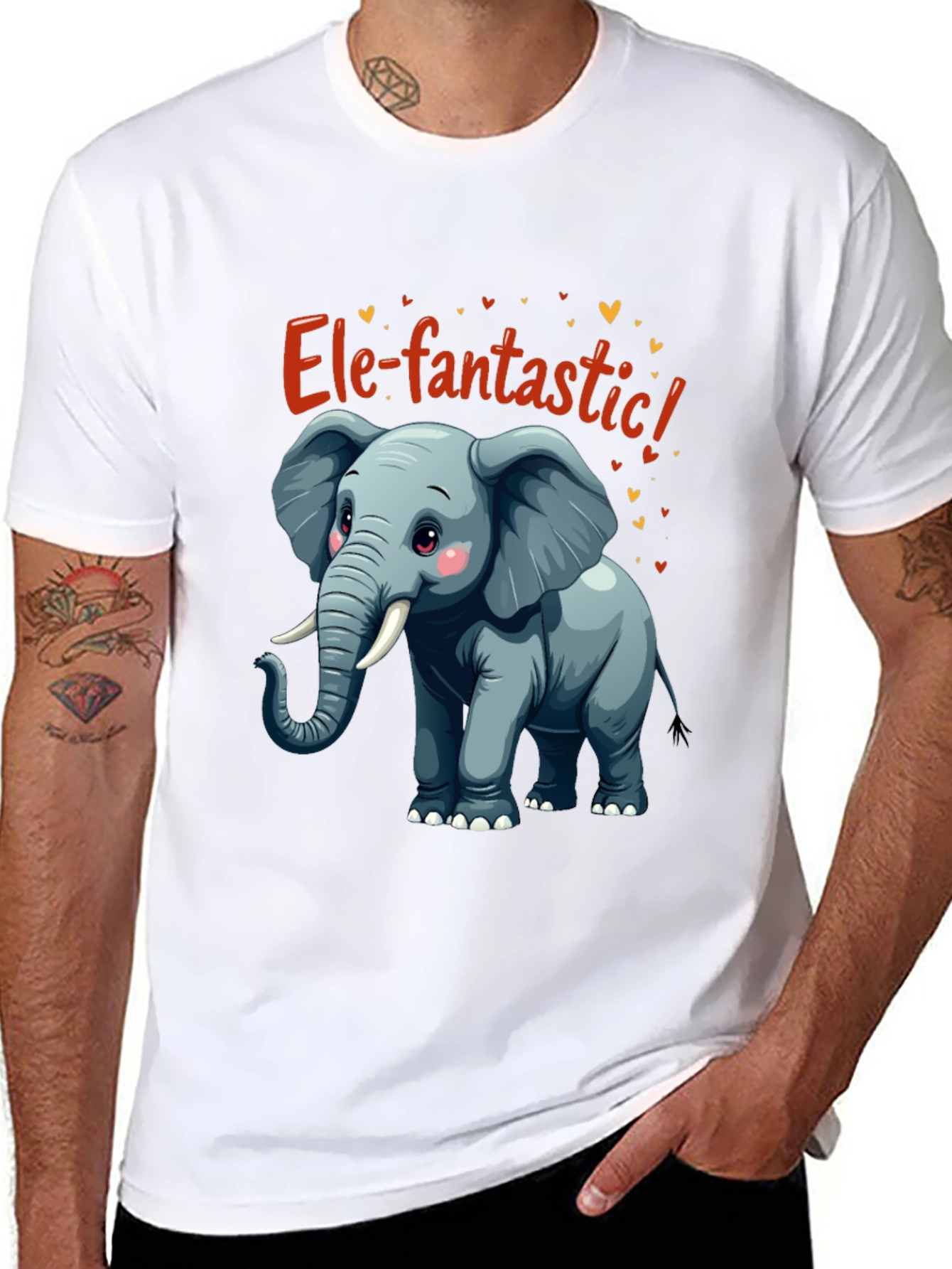 Ele-fantastic Elephant T-Shirt - Cute Cartoon Tee