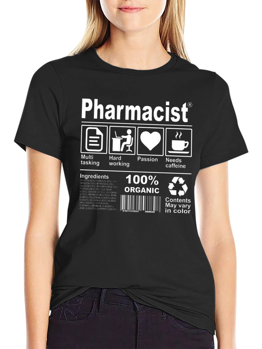 Pharmacist 100% Organic Graphic T-Shirt