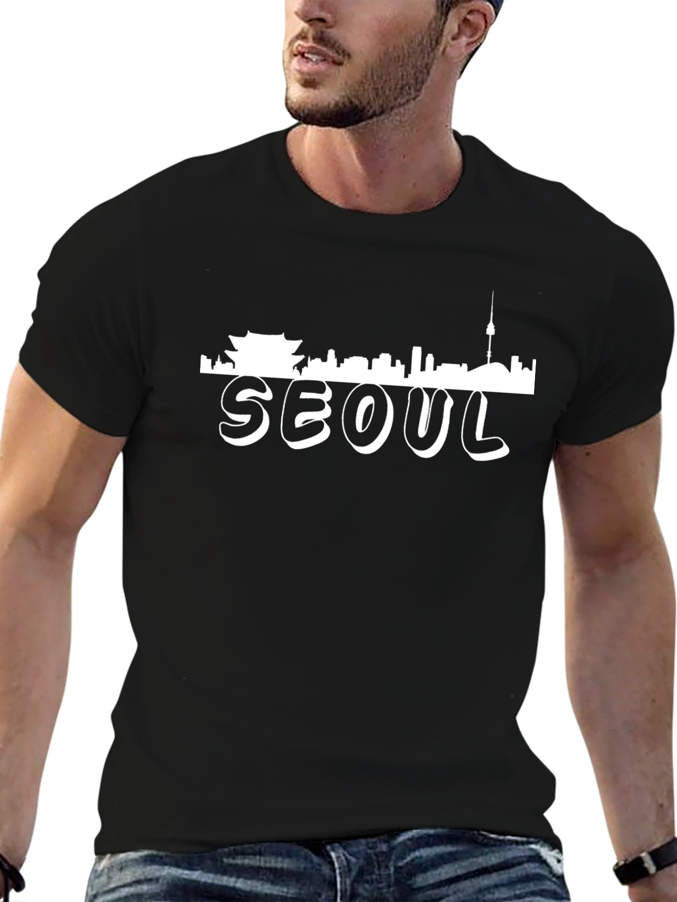 Seoul Skyline T-Shirt - Cityscape Tee