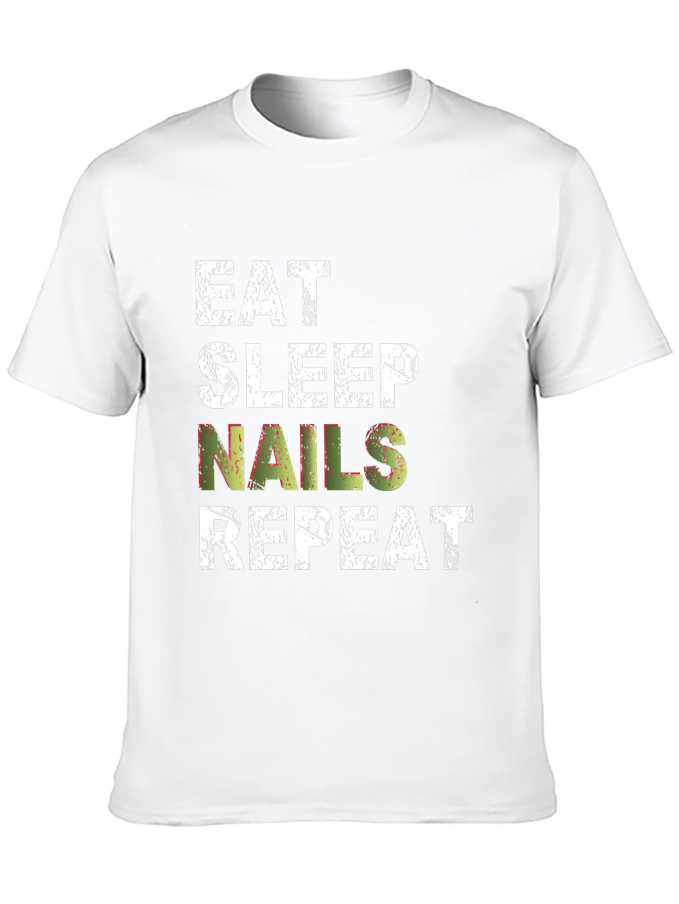 Eat Sleep Nails Repeat Graphic Tee