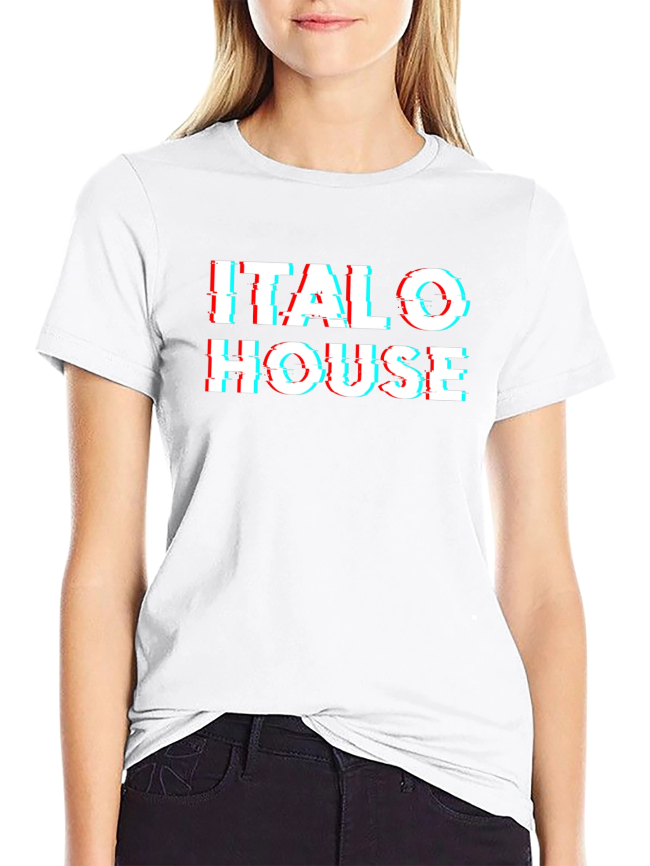 Italo House Glitch Tee
