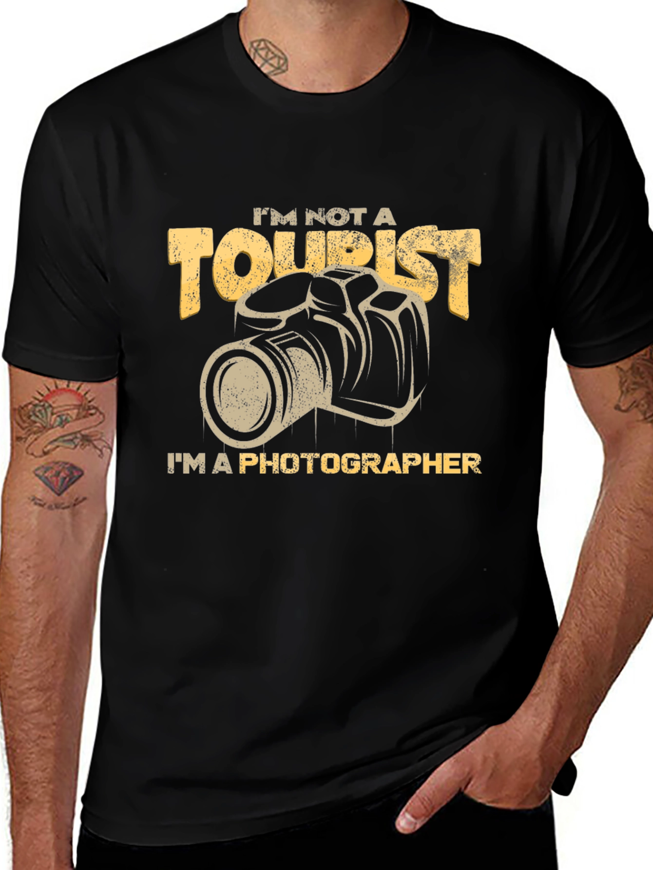 Photographer T-Shirt - Im Not A Tourist