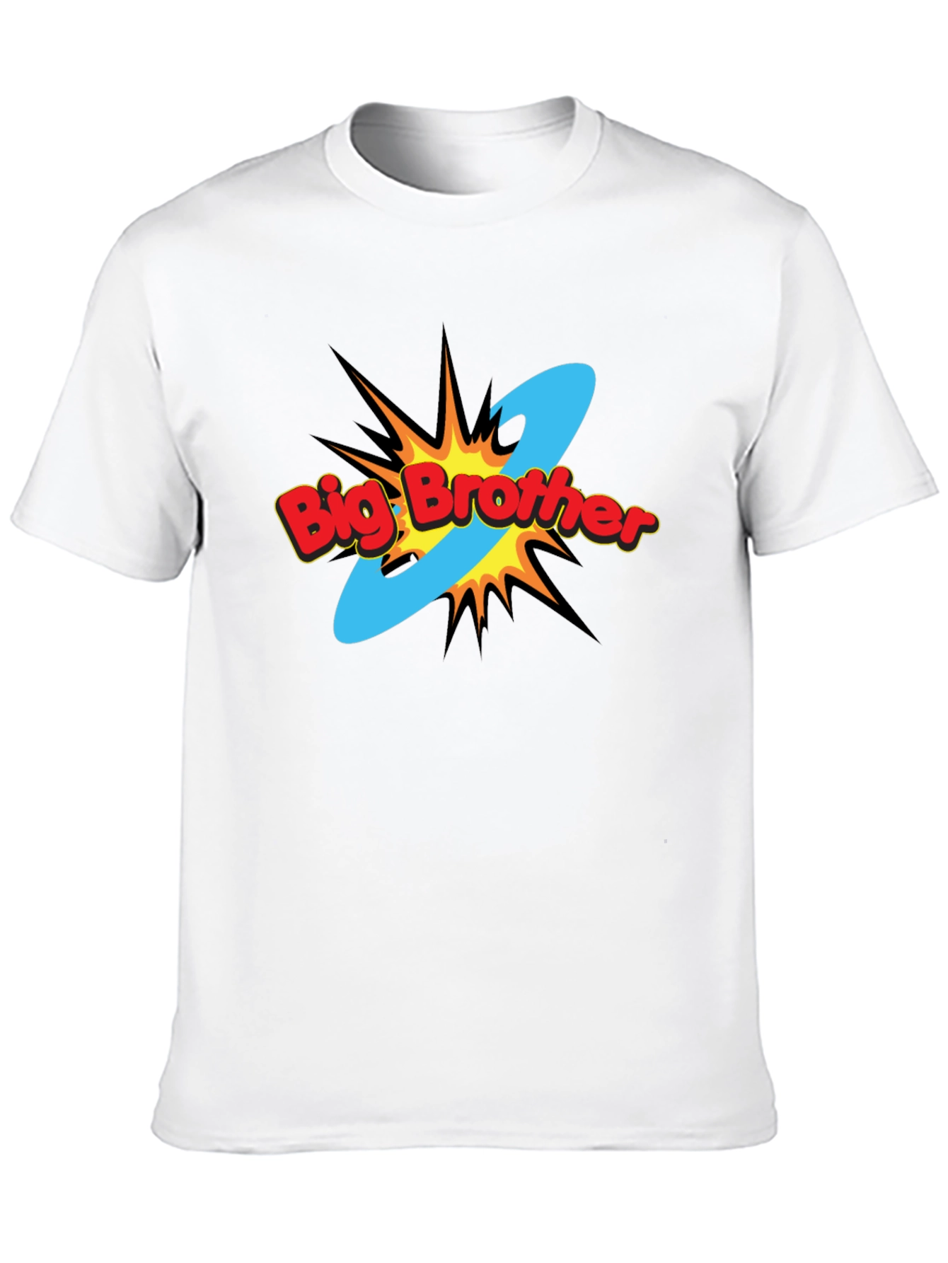 Big Brother Comic Style Black T-Shirt
