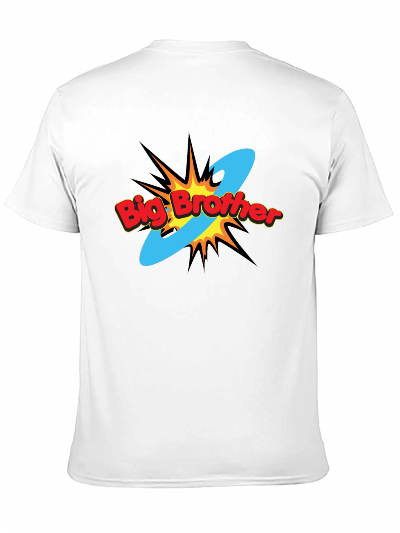 Big Brother Comic Style Black T-Shirt