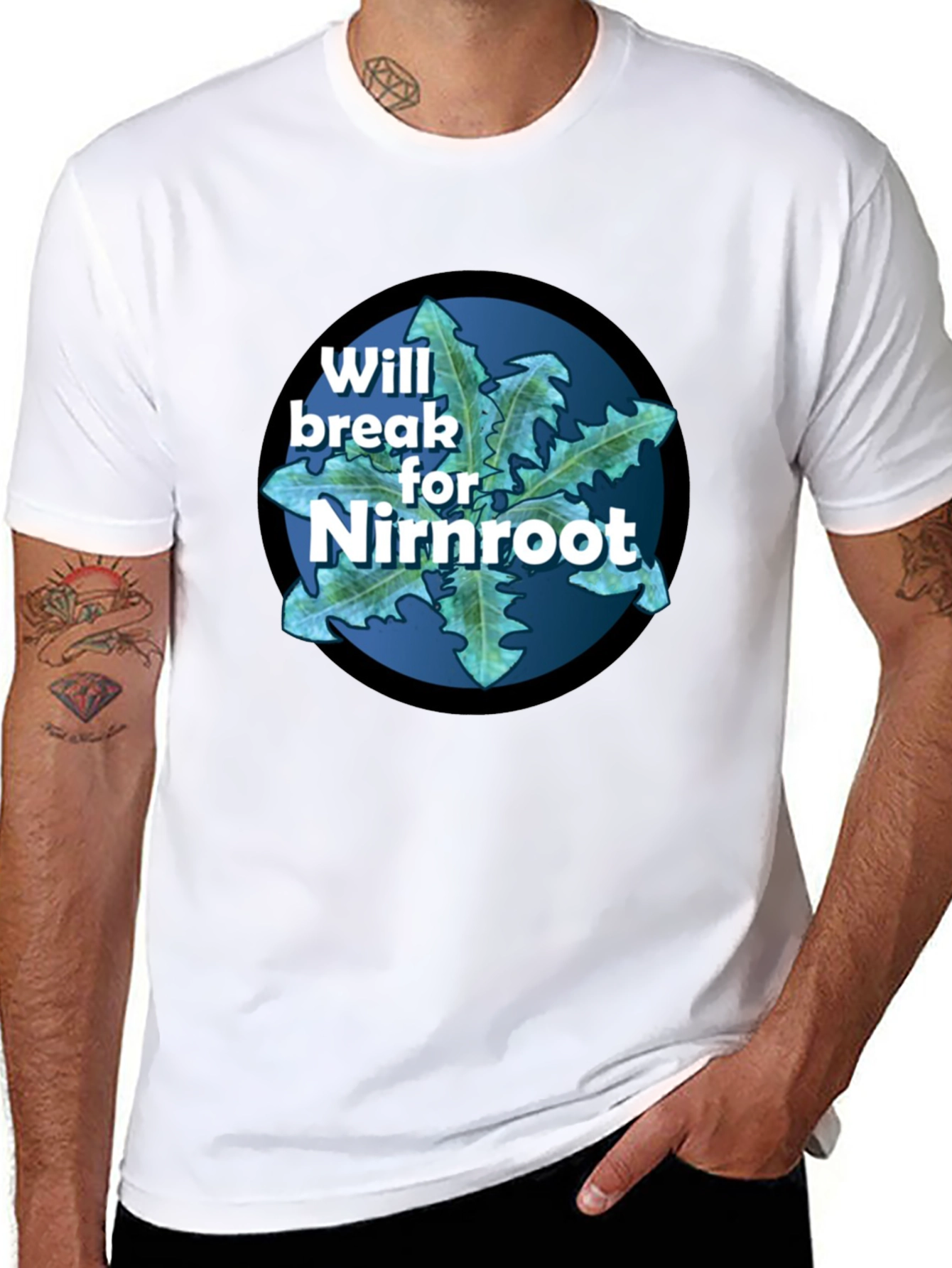 Will Break for Nirnroot T-Shirt - Gamer Tee
