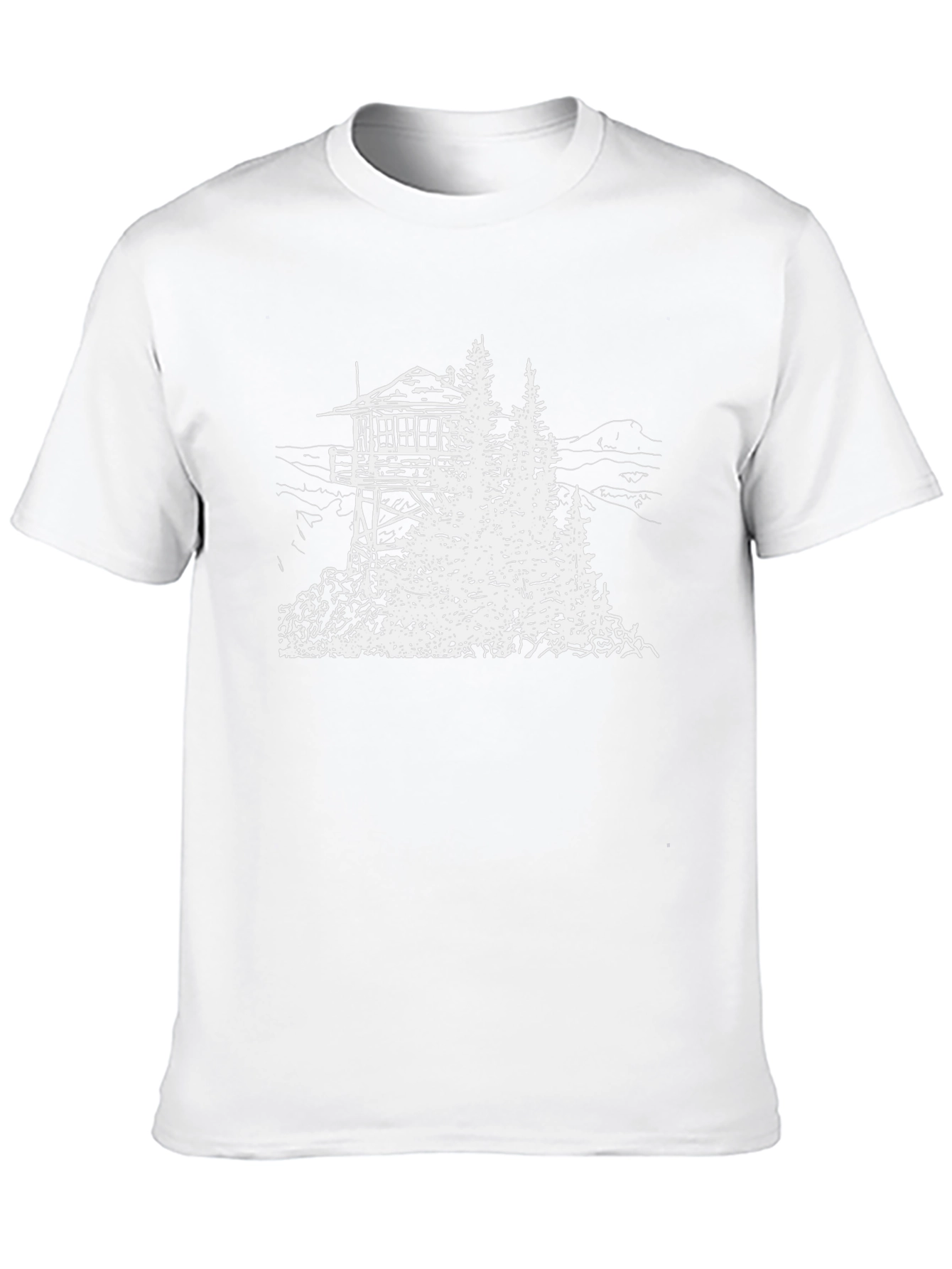 Lookout Tower Graphic Tee - Black