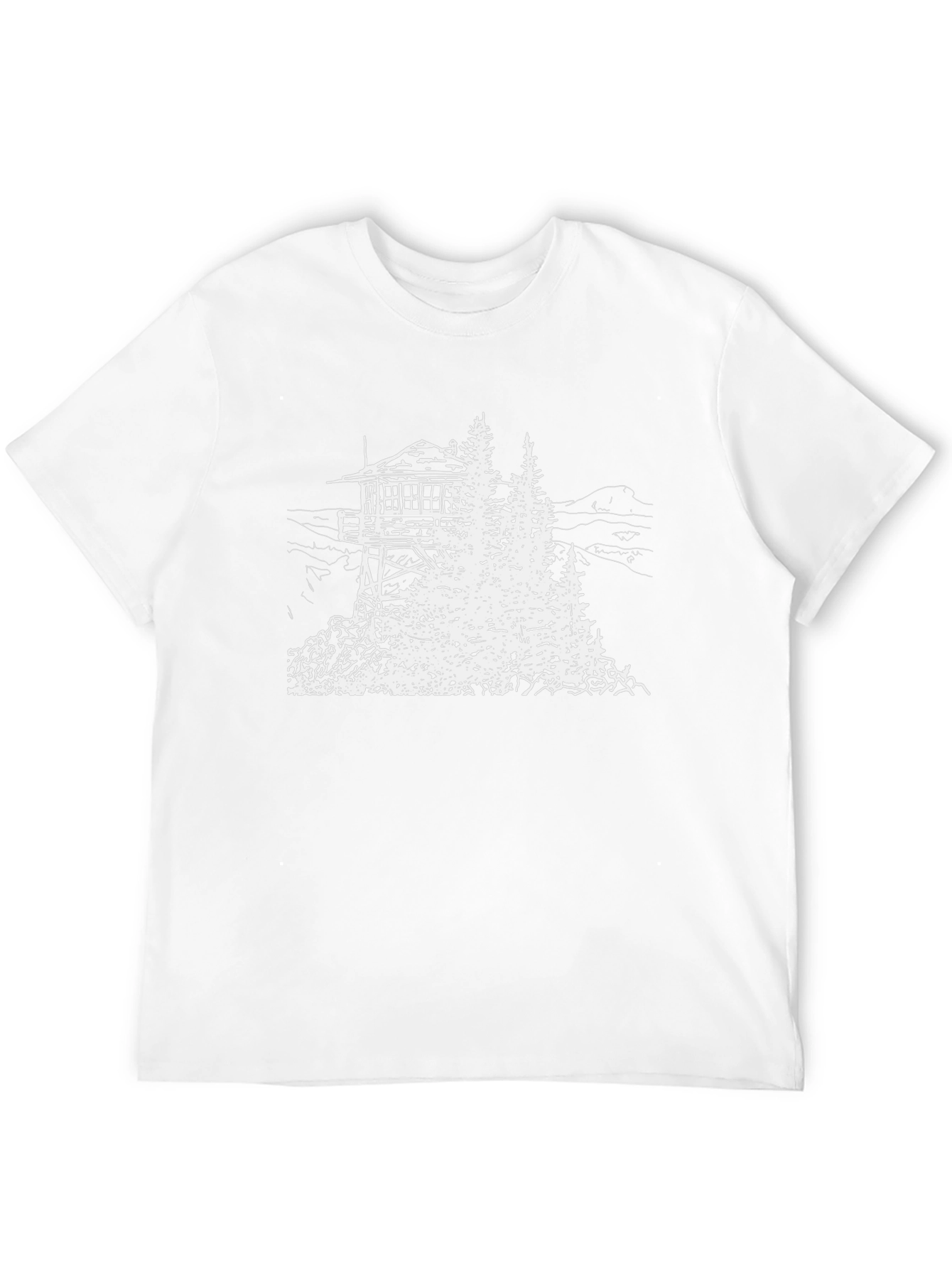 Lookout Tower Graphic Tee - Black