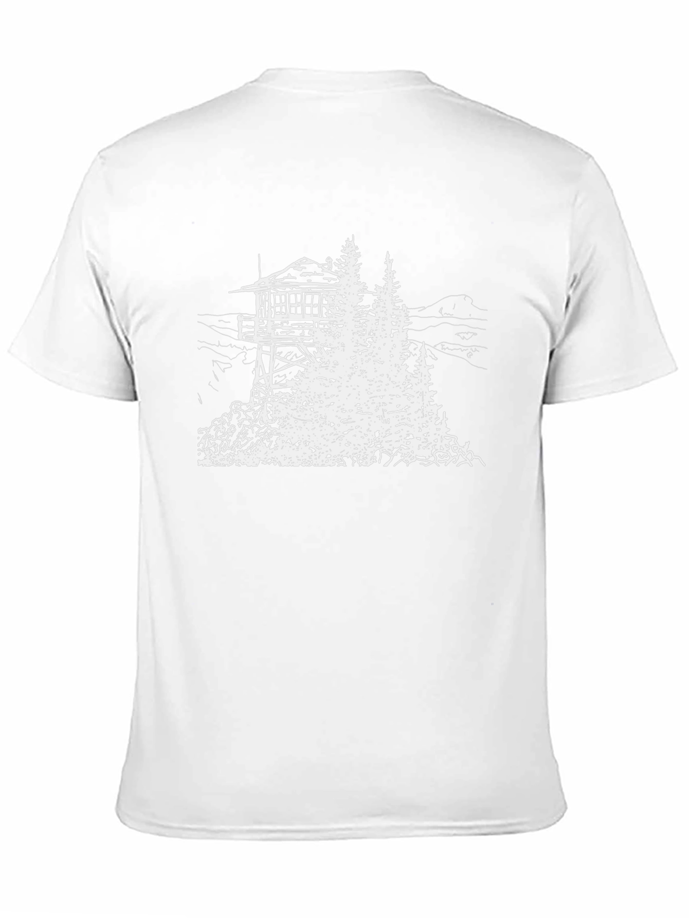 Lookout Tower Graphic Tee - Black