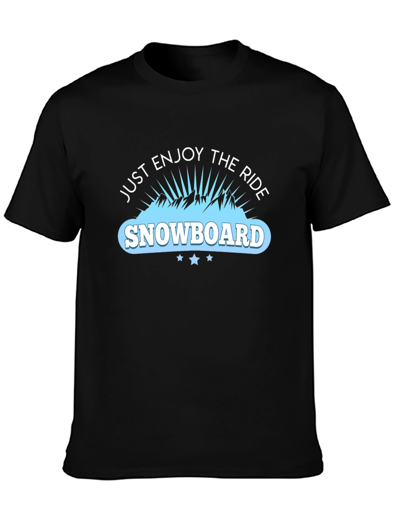 Snowboard Enjoy the Ride Graphic Tee