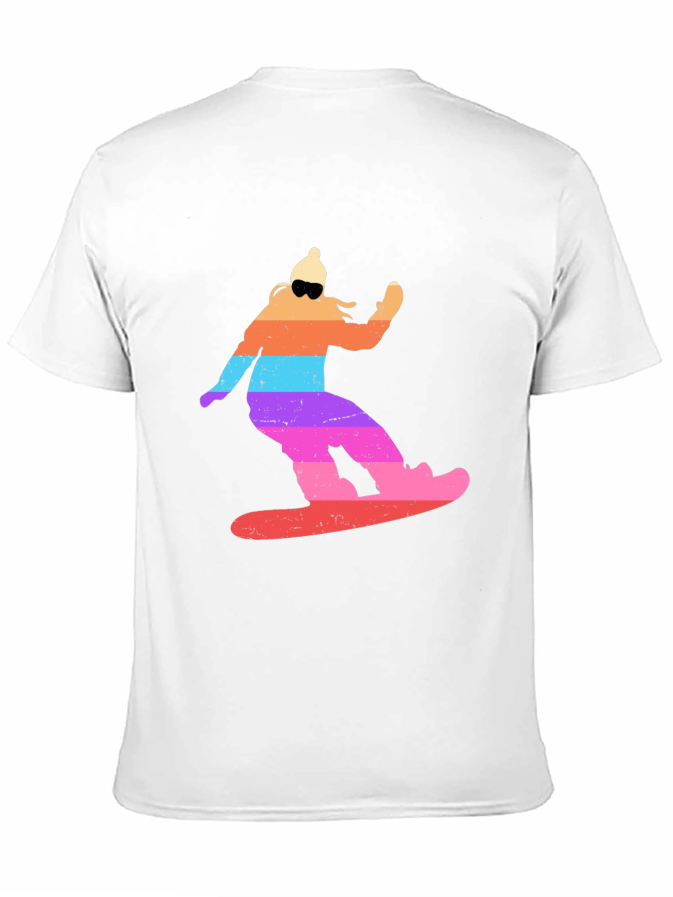 Retro Snowboarder Tee - Cool Winter Sports T-Shirt
