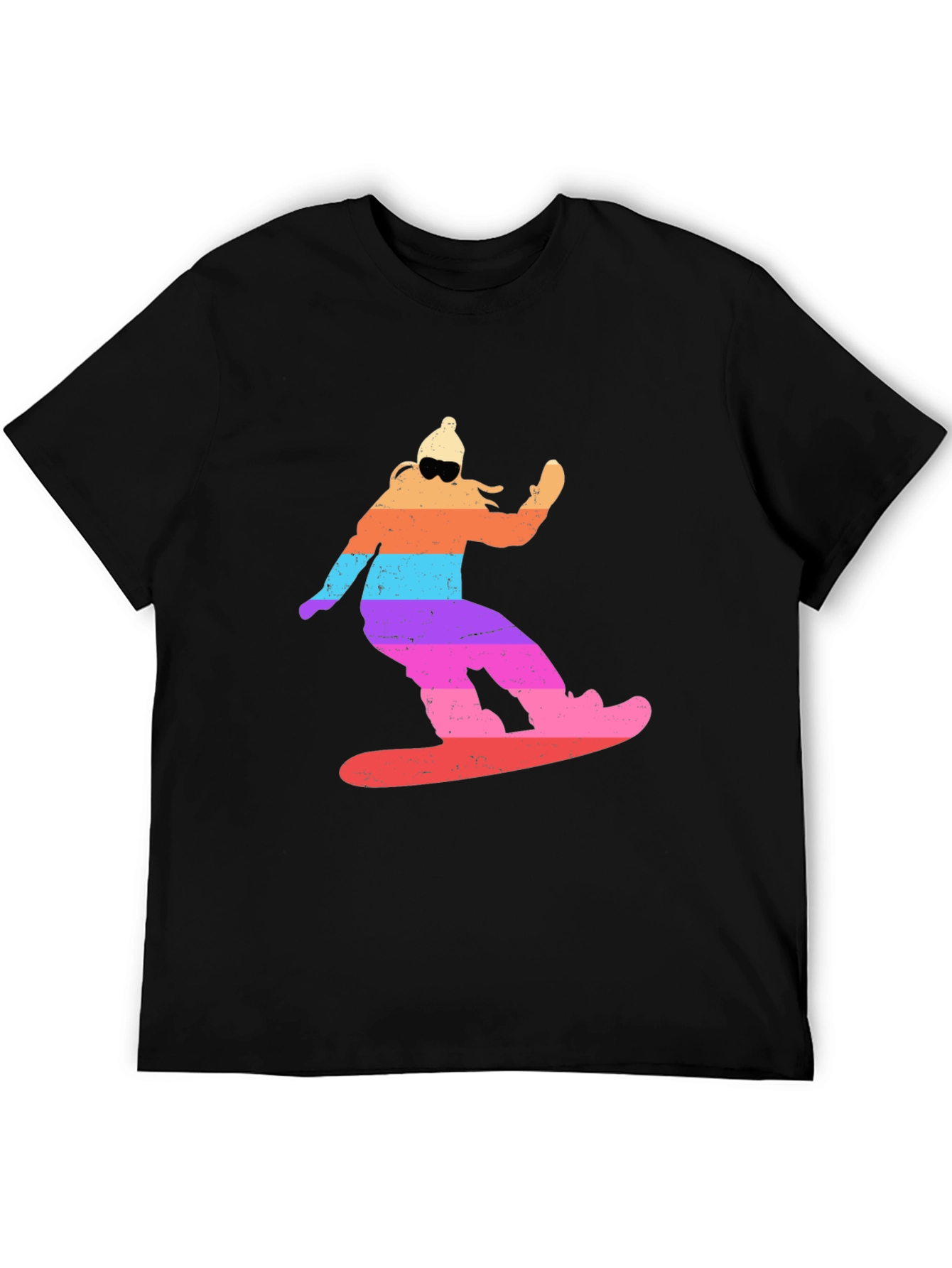 Retro Snowboarder Tee - Cool Winter Sports T-Shirt