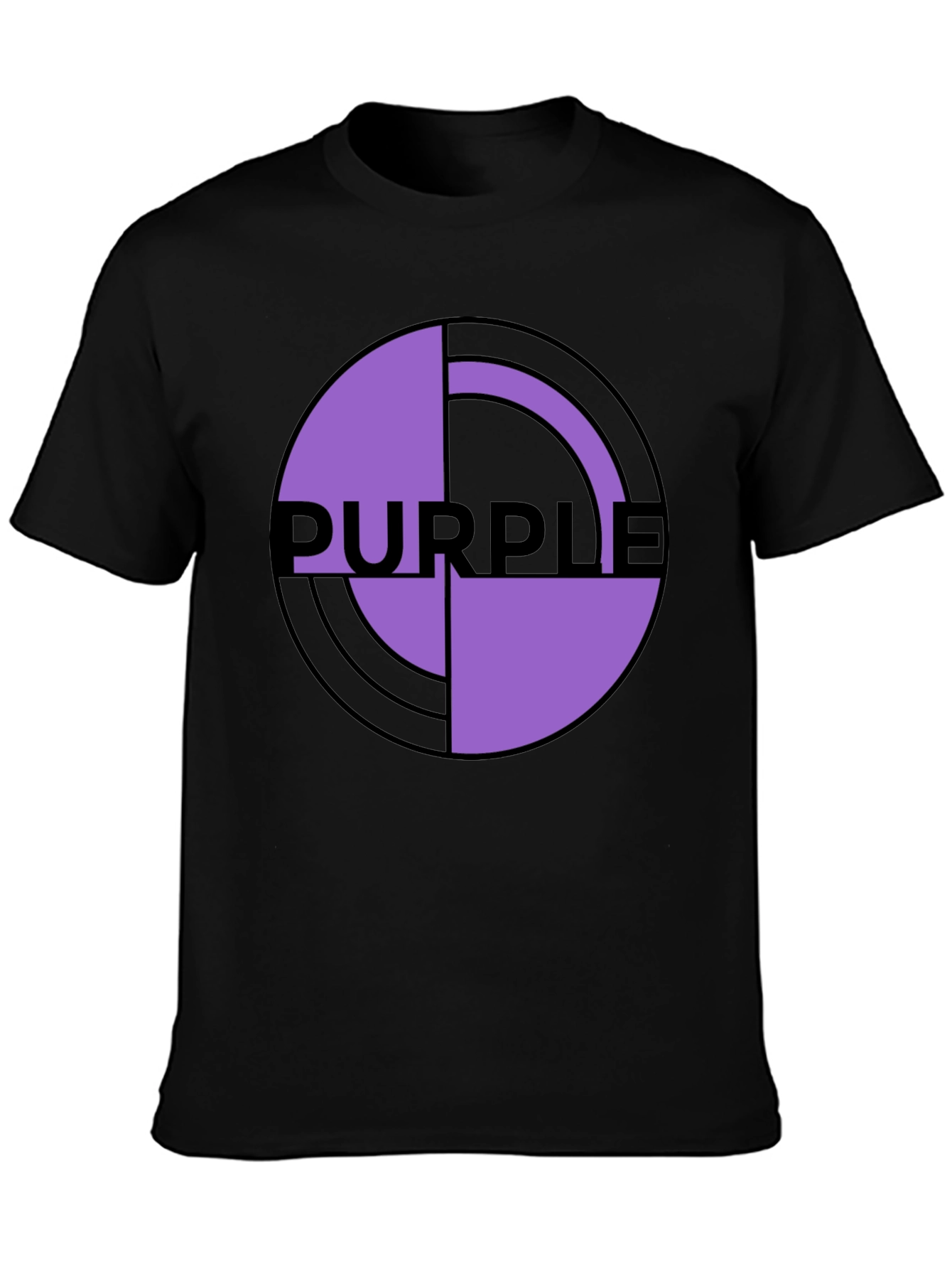 Purple Graphic Print T-Shirt