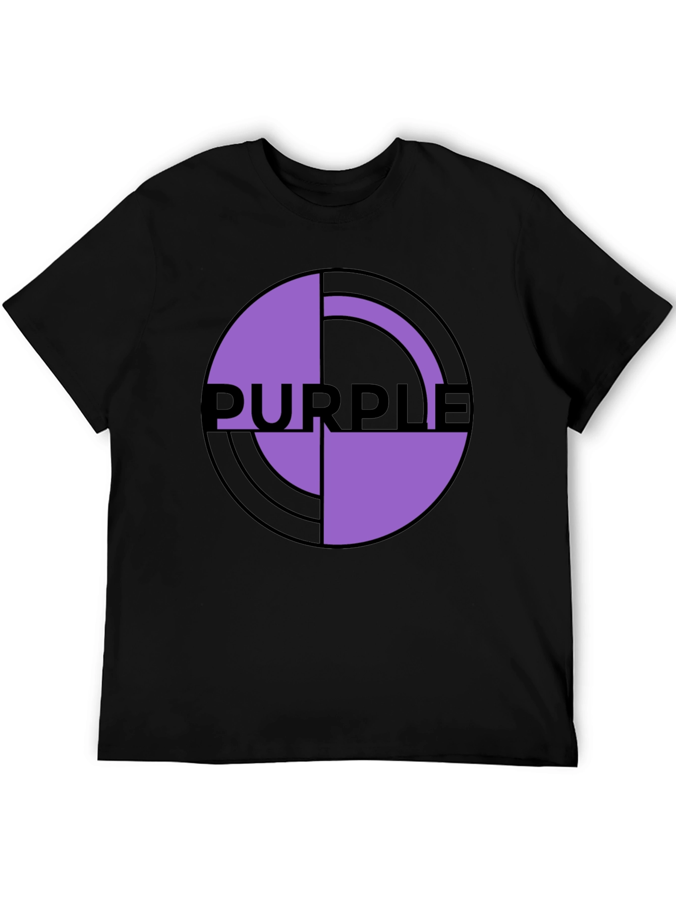 Purple Graphic Print T-Shirt