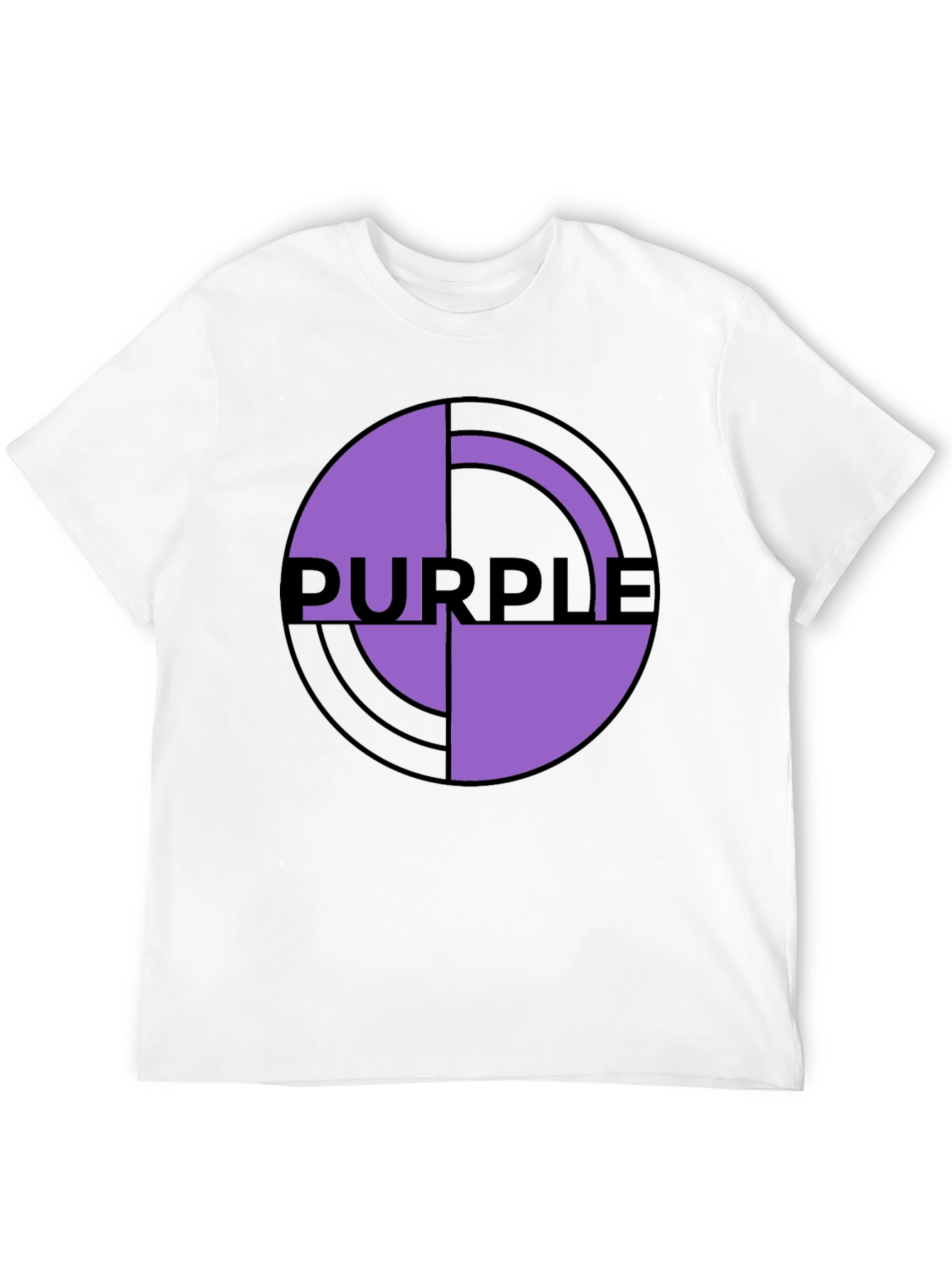 Purple Graphic Print T-Shirt