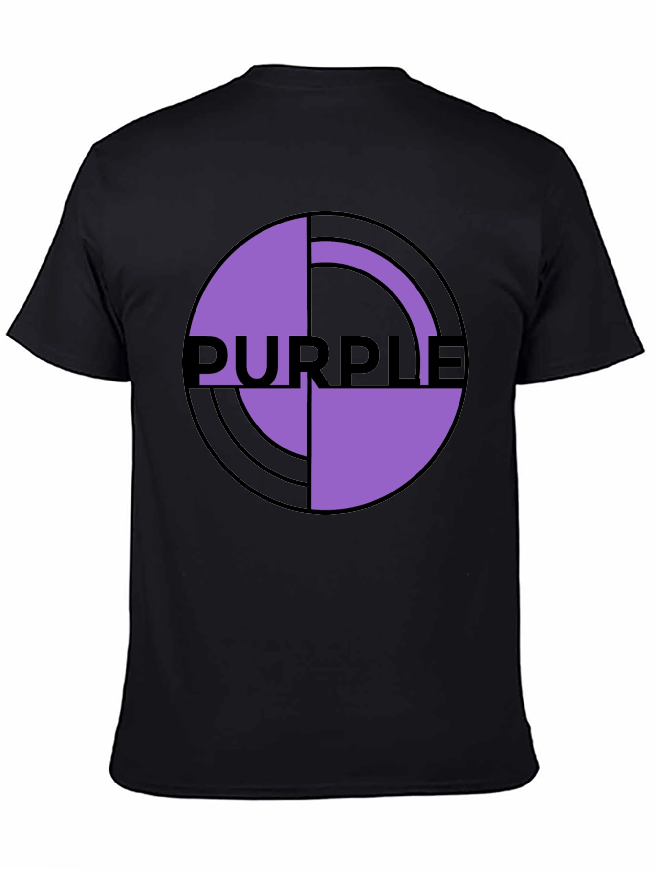 Purple Graphic Print T-Shirt