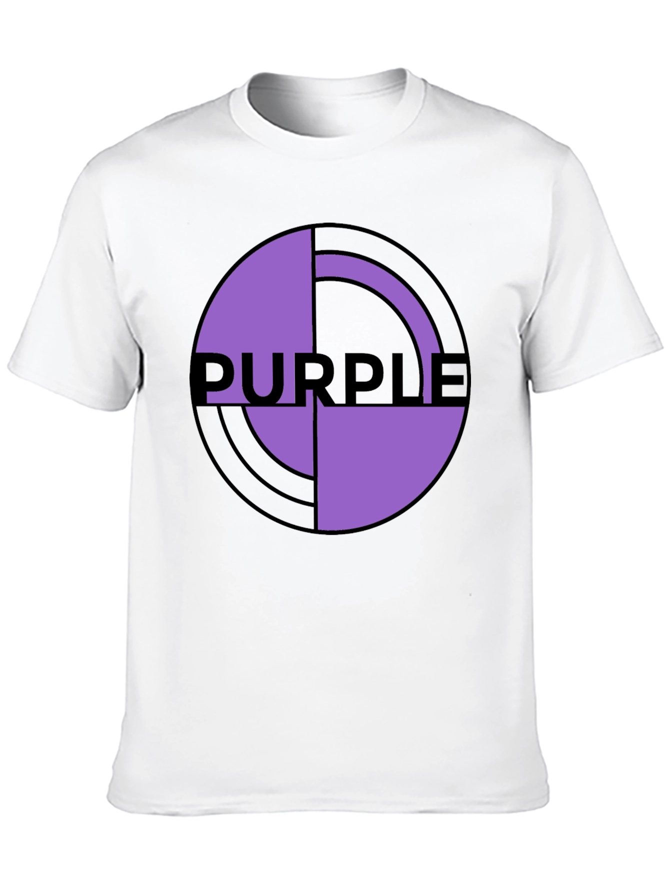 Purple Graphic Print T-Shirt