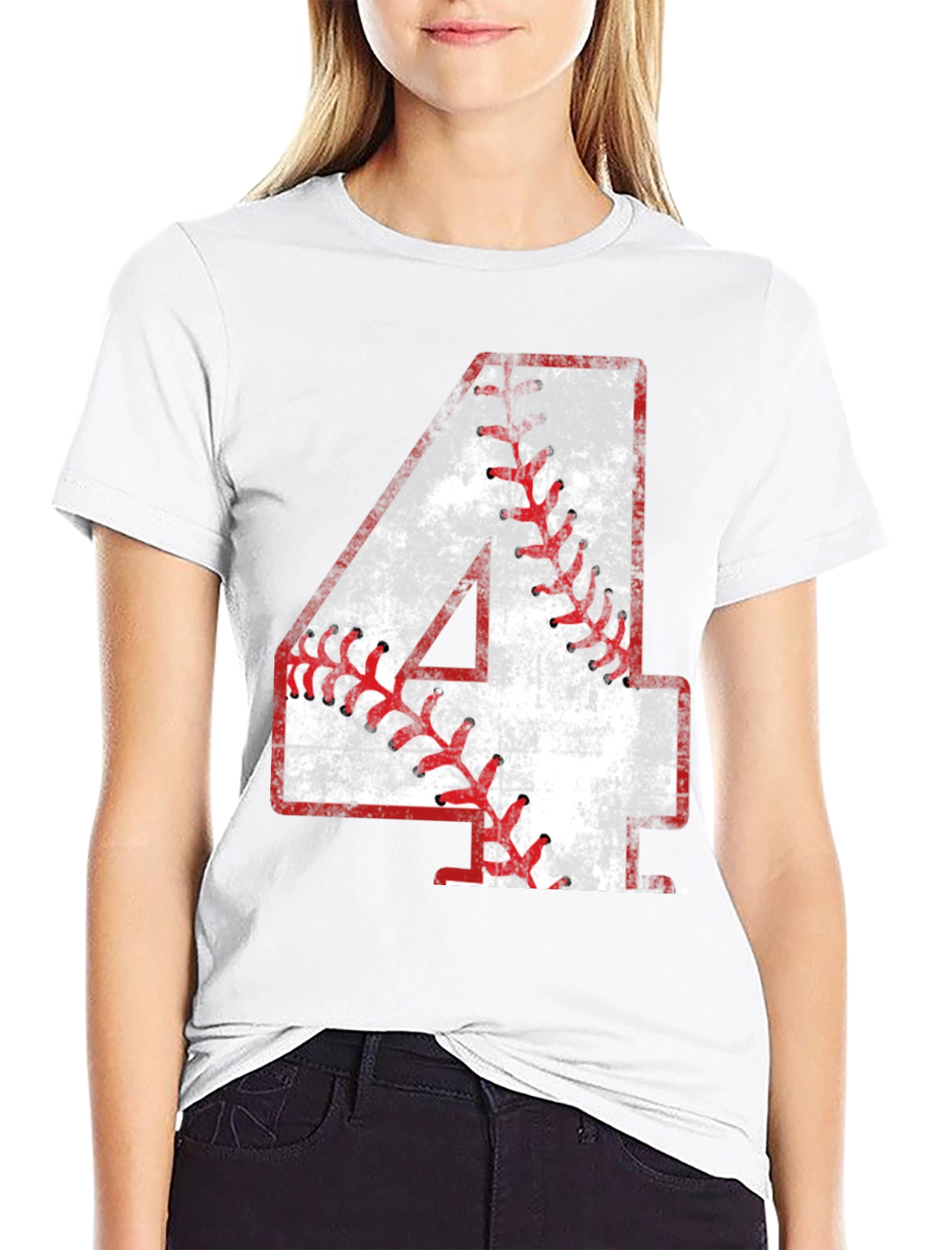 Baseball Number 4 T-Shirt