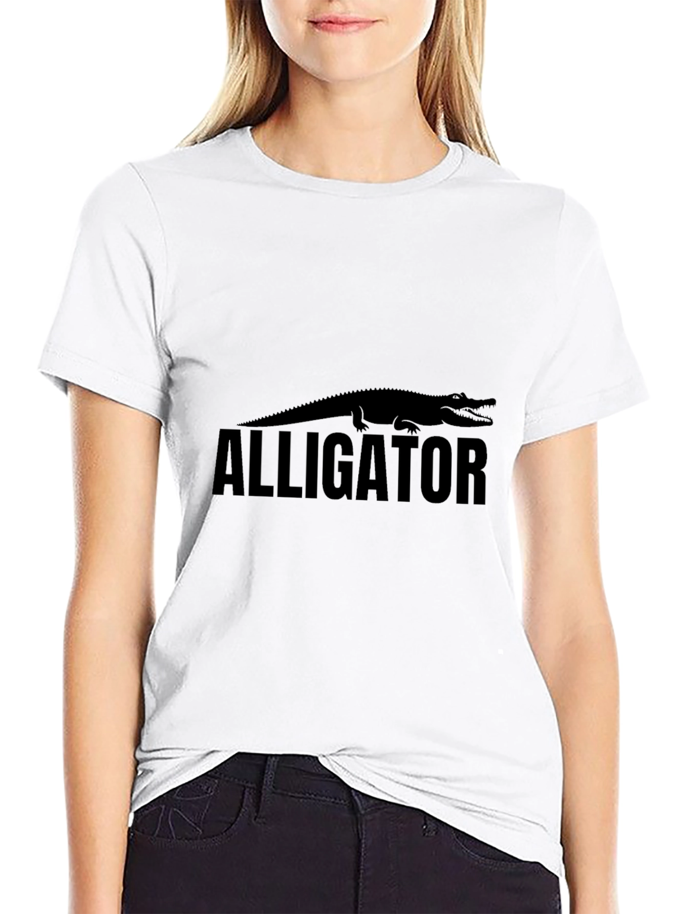 Alligator Graphic Print T-Shirt
