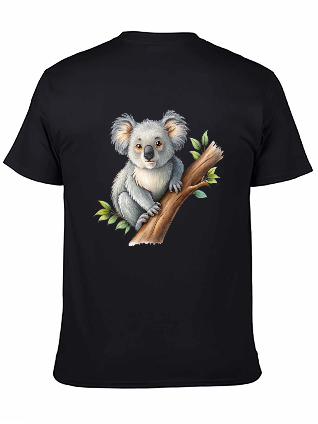 Koala Graphic Black T-Shirt