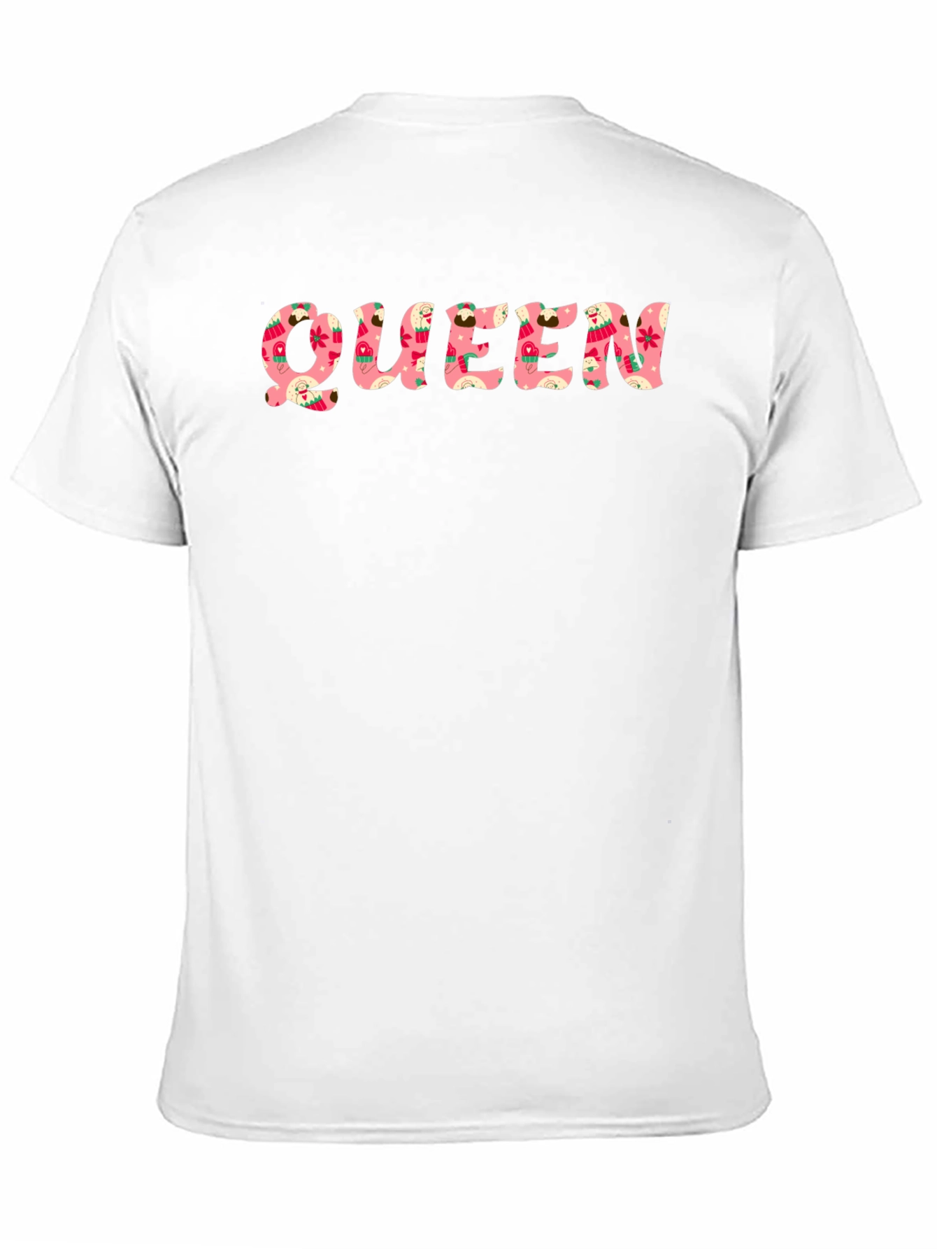 Floral Queen Graphic Print Black T-Shirt