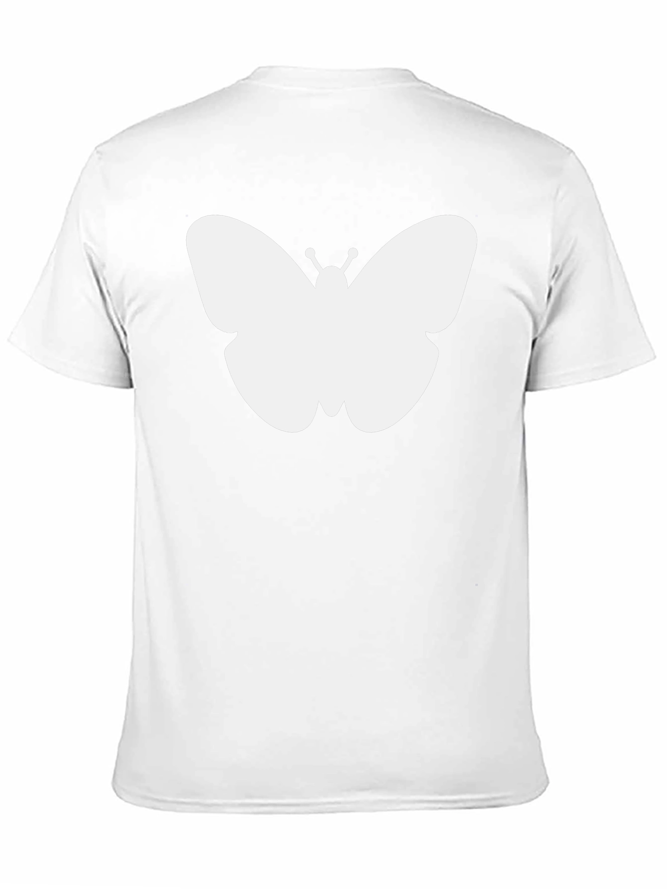 Butterfly Graphic Tee - Classic Black Cotton T-Shirt