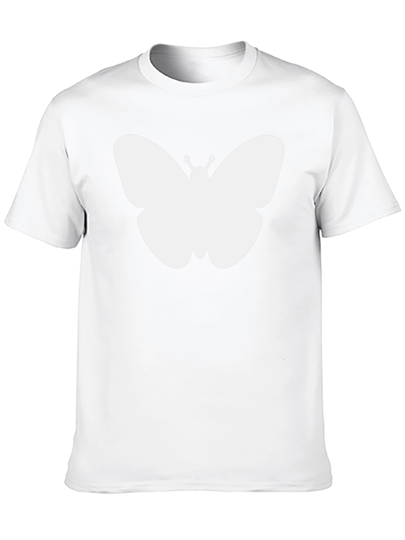Butterfly Graphic Tee - Classic Black Cotton T-Shirt
