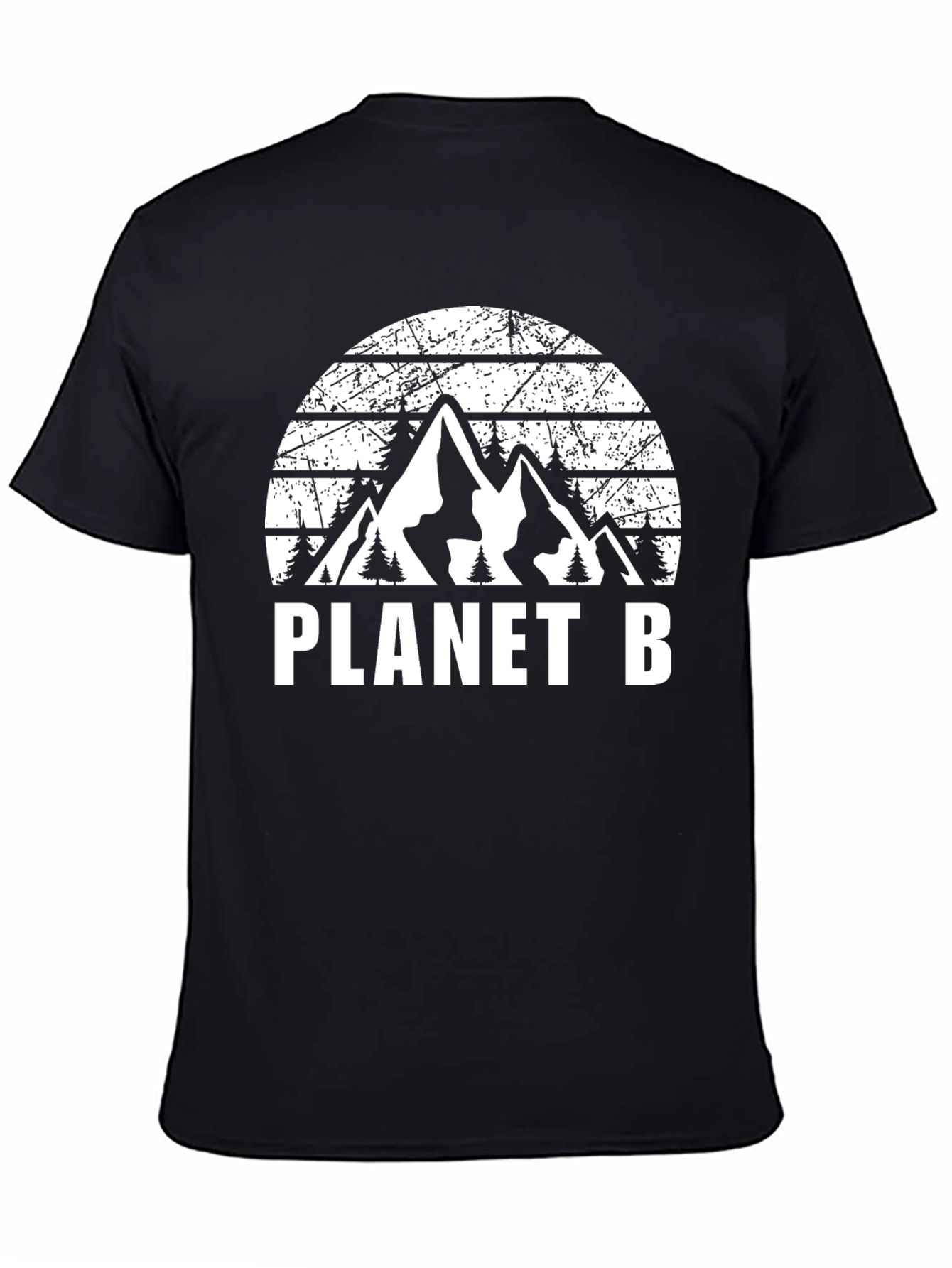 Planet B Mountain Graphic T-Shirt