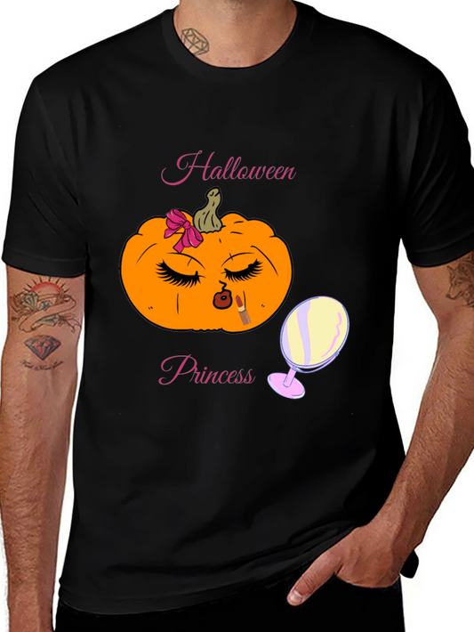 Halloween Princess Pumpkin Graphic Tee