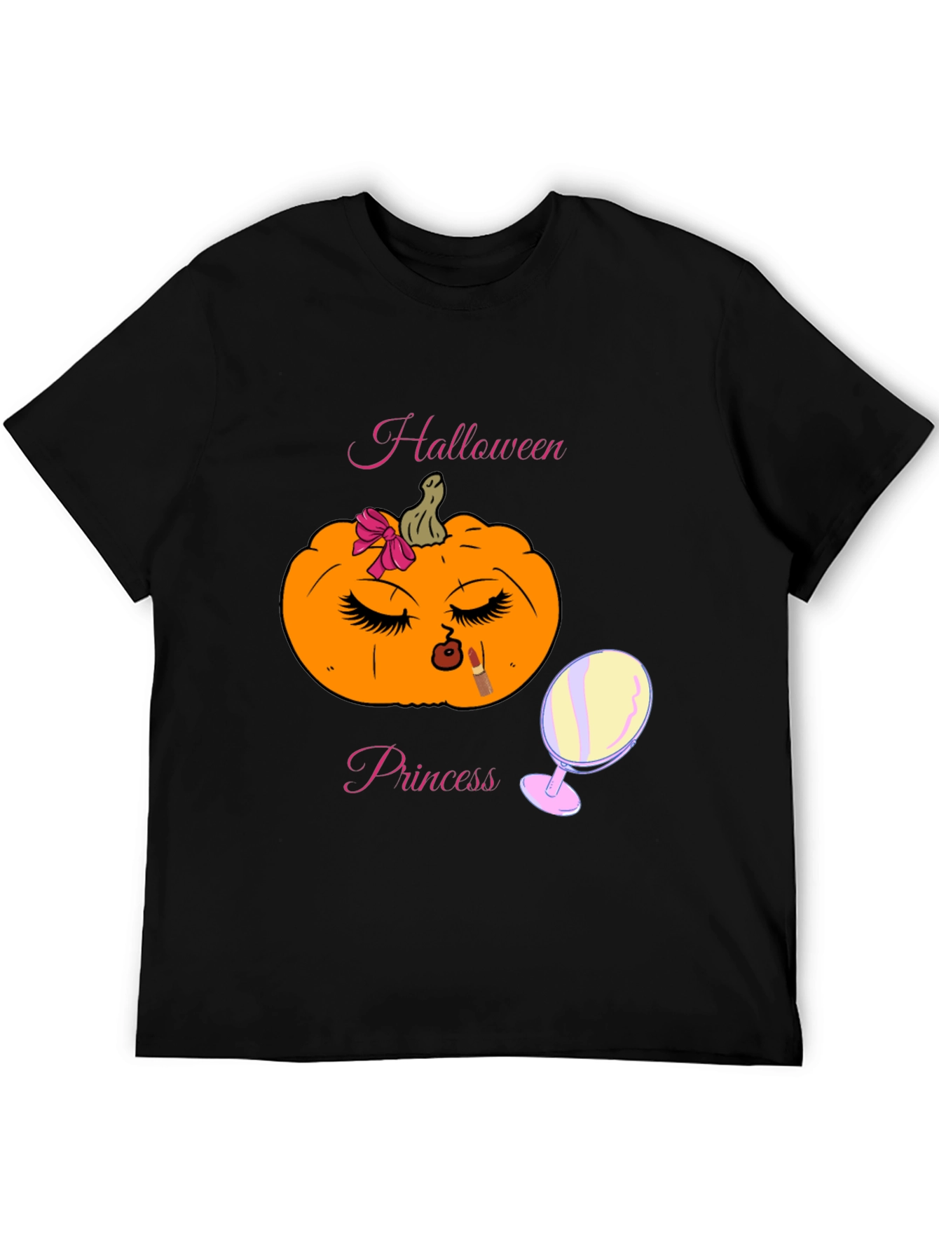 Halloween Princess Pumpkin Graphic Tee