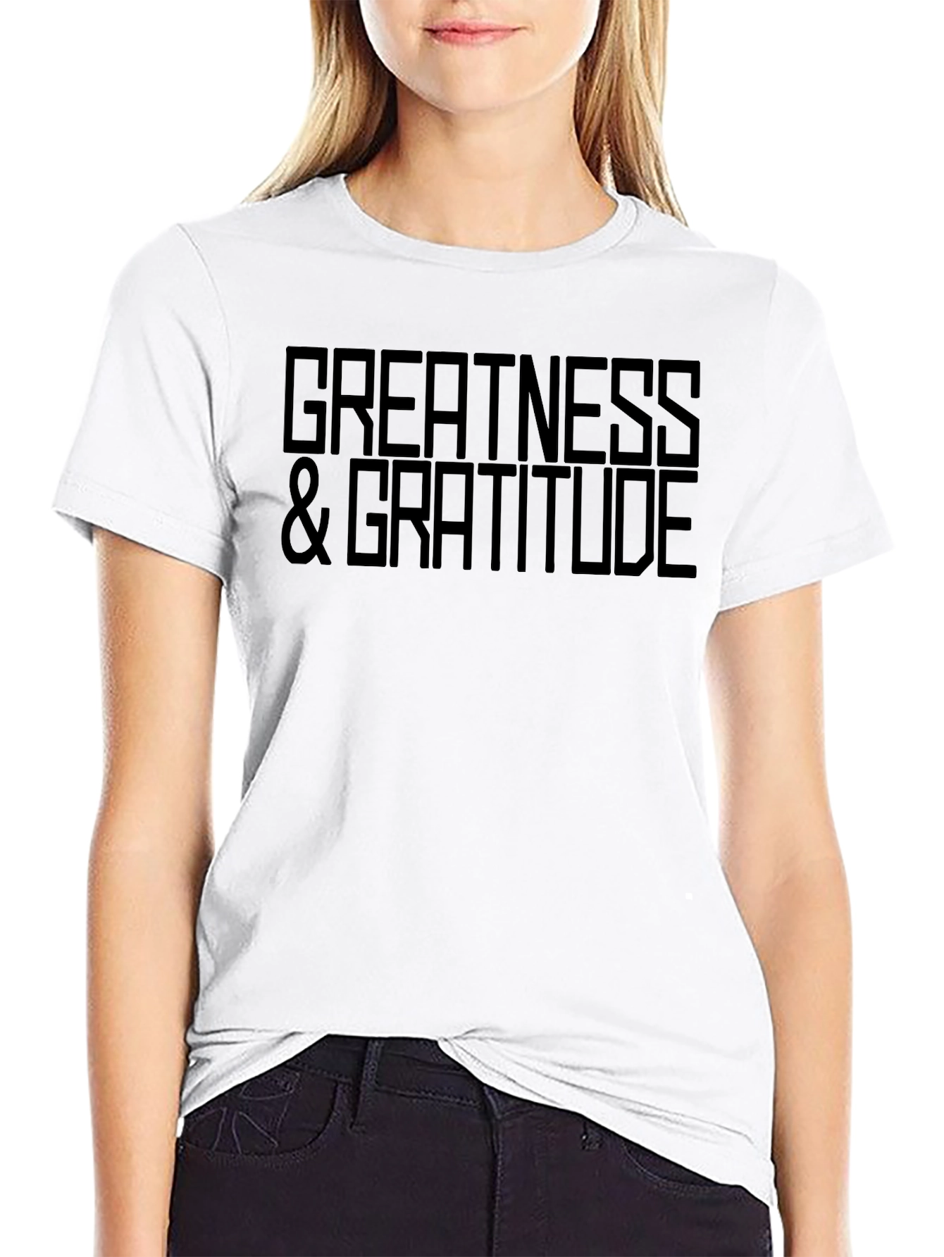Greatness & Gratitude T-Shirt - Black