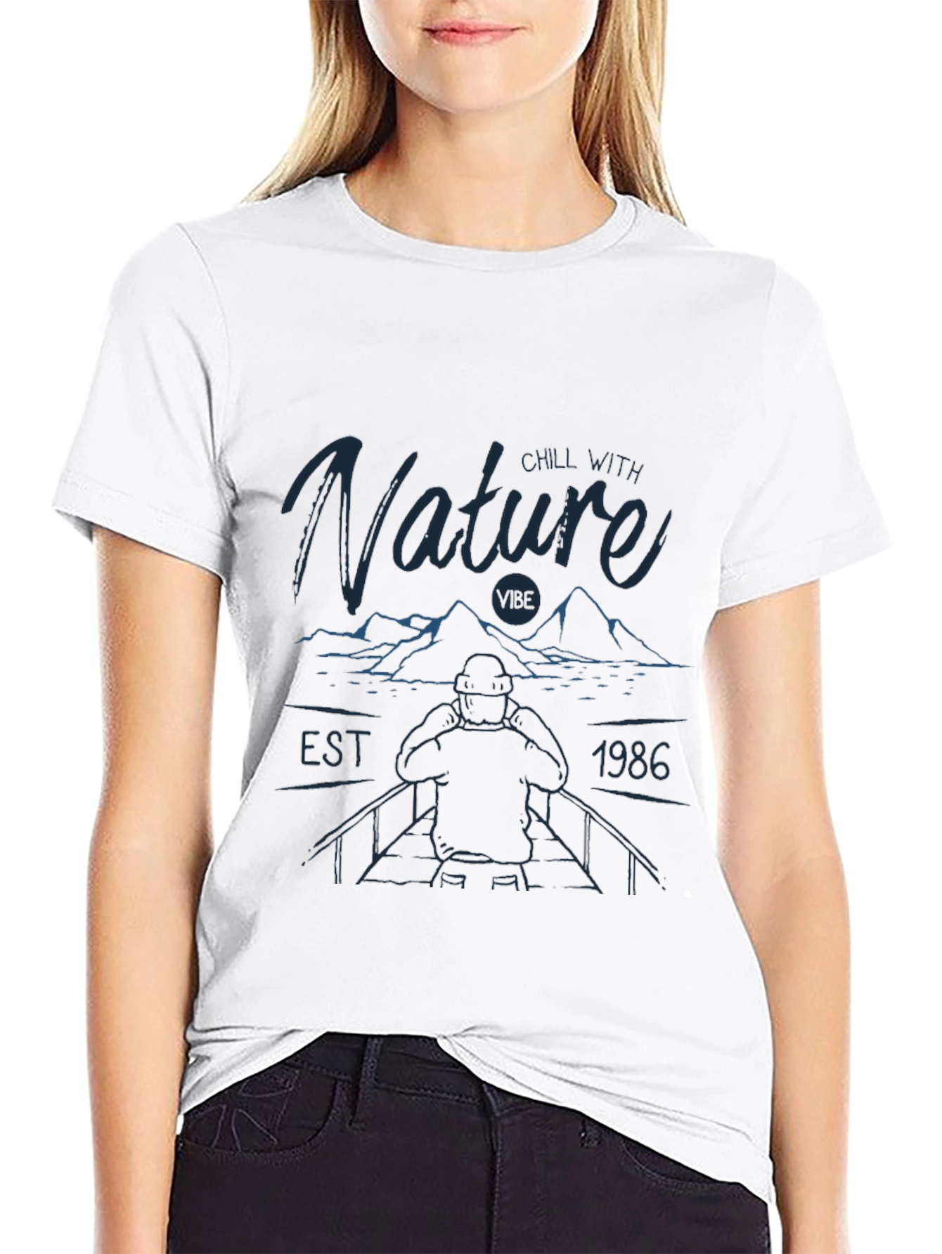 Chill With Nature Graphic T-Shirt