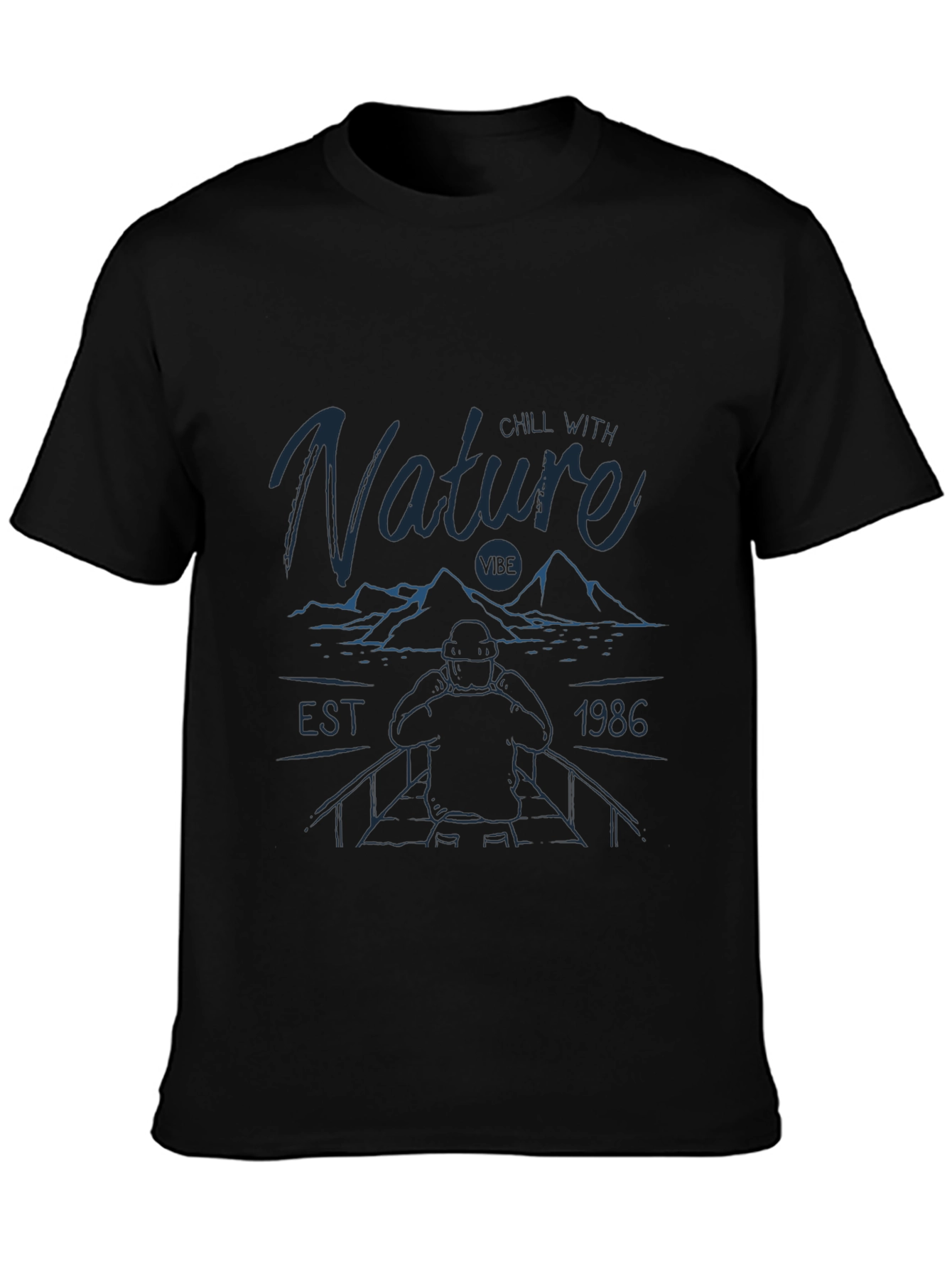 Chill With Nature Graphic T-Shirt