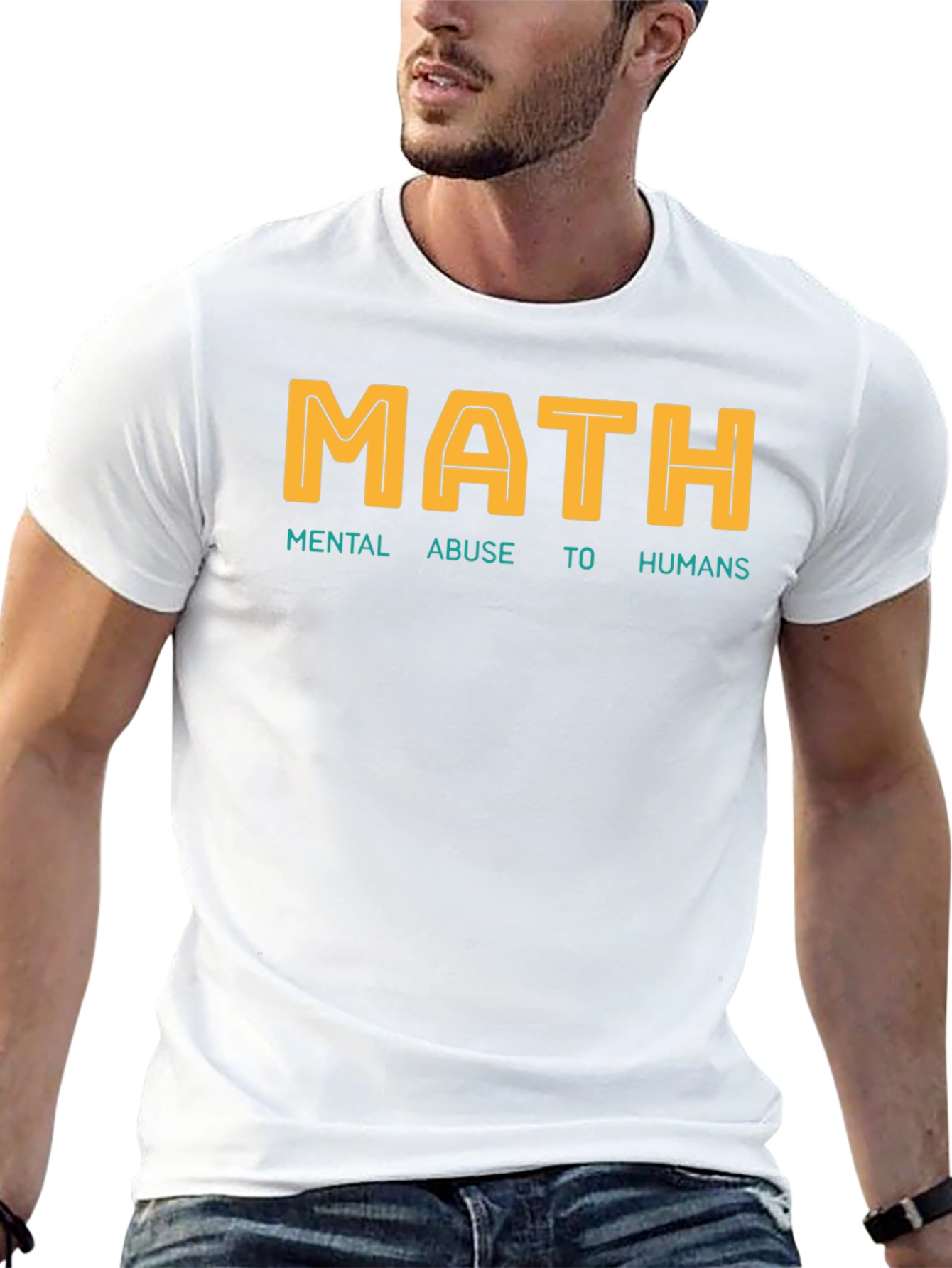 MATH Mental Abuse To Humans Graphic T-Shirt