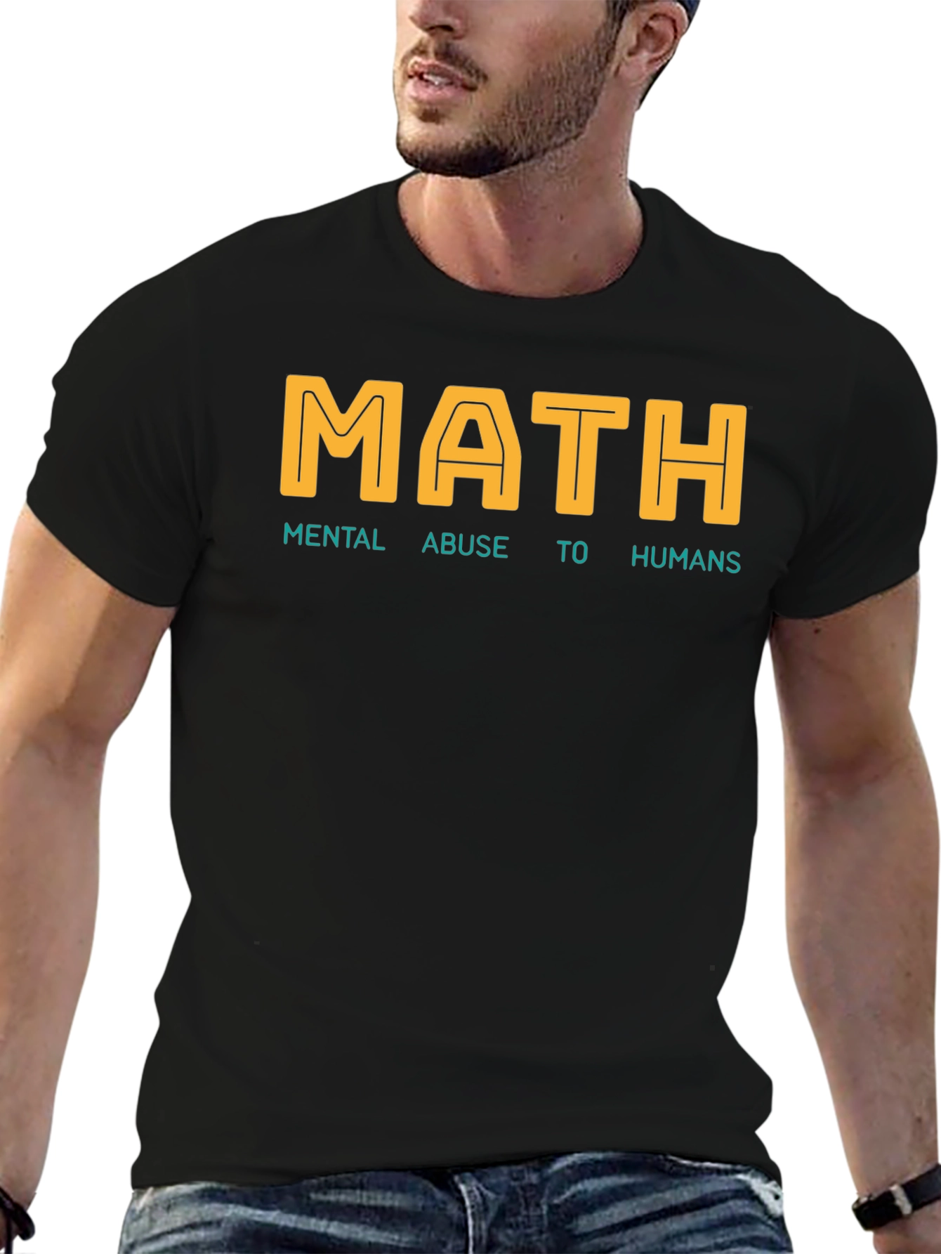 MATH Mental Abuse To Humans Graphic T-Shirt