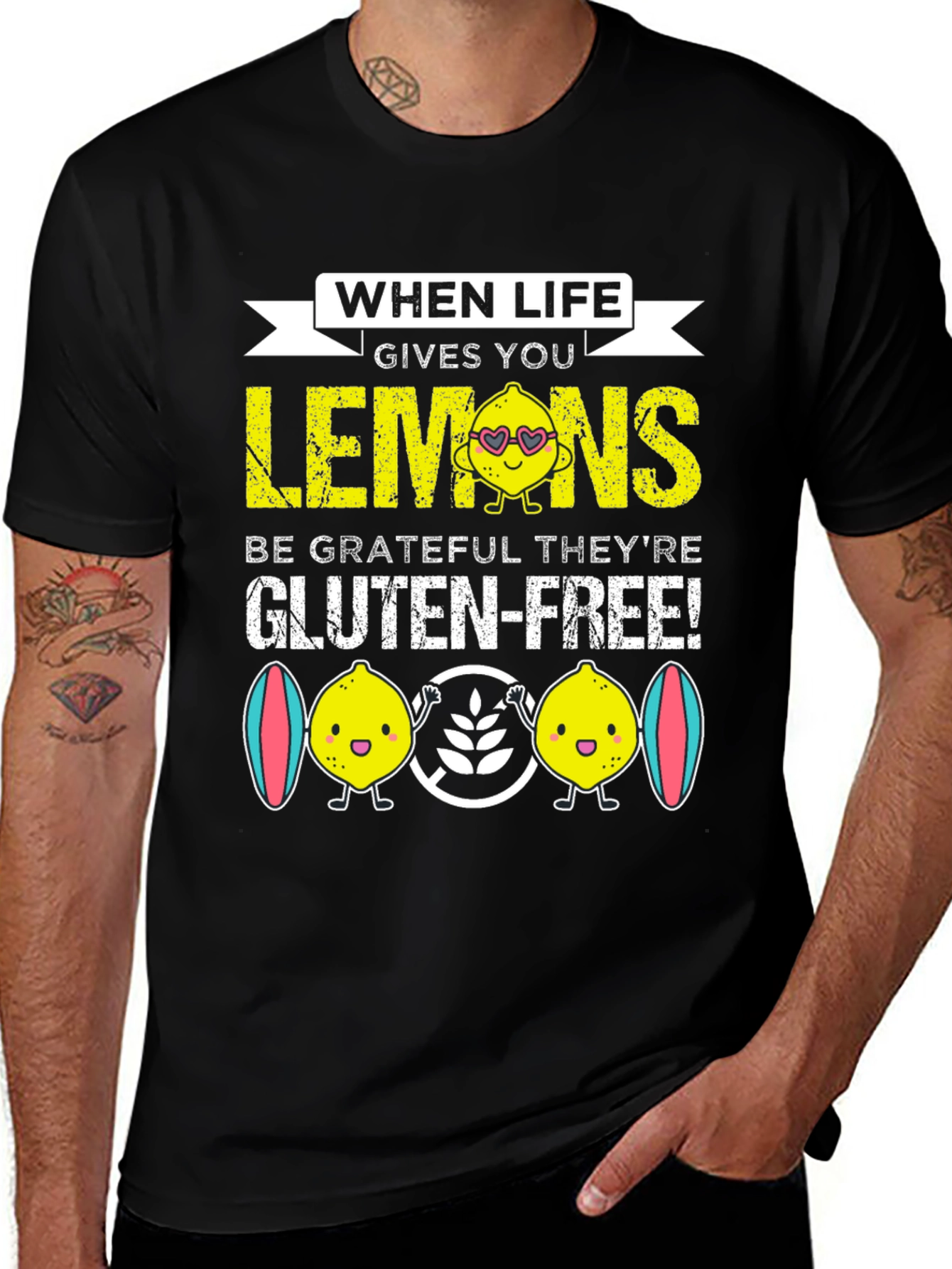 Funny Lemon Gluten-Free T-Shirt