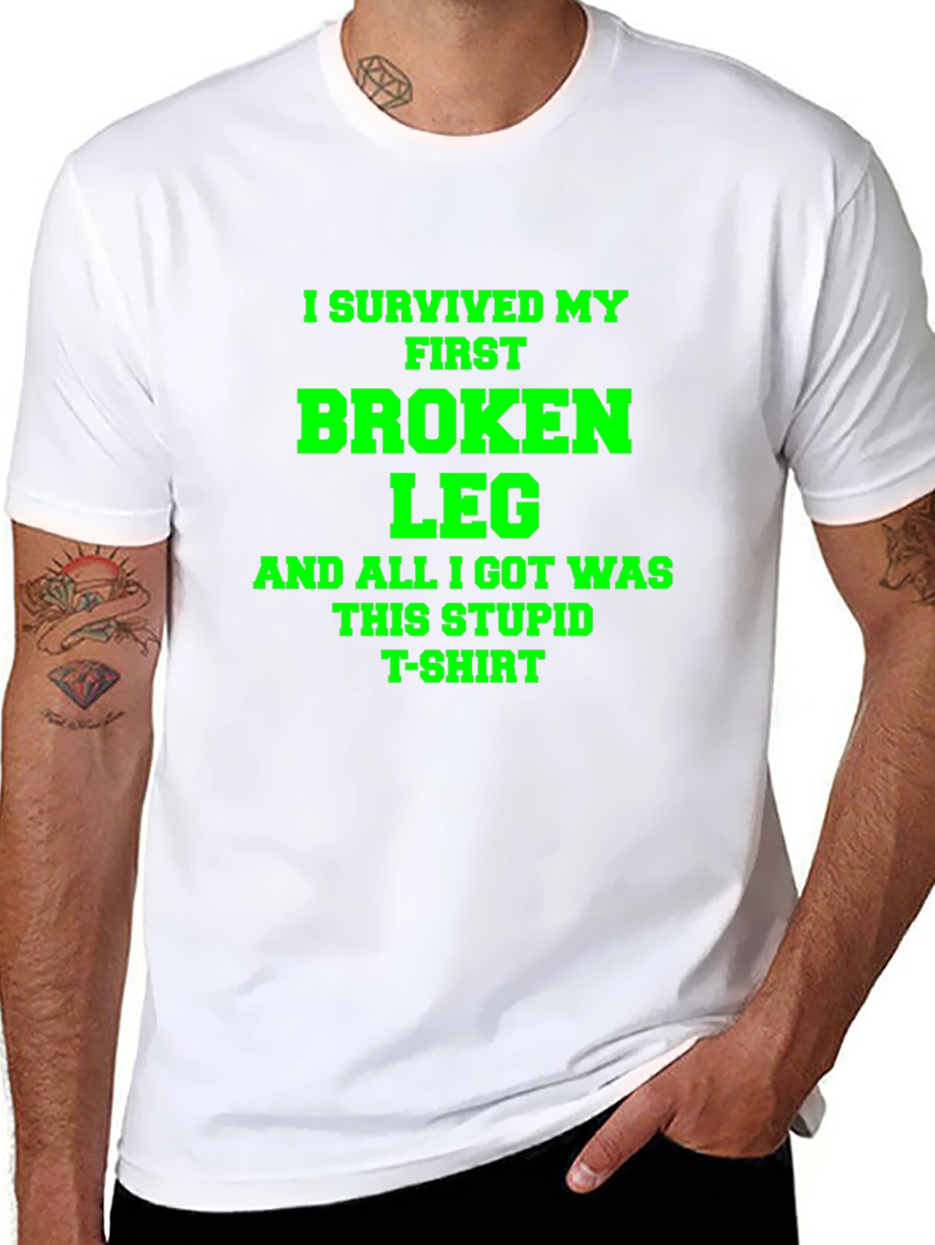 I Survived My First Broken Leg T-Shirt