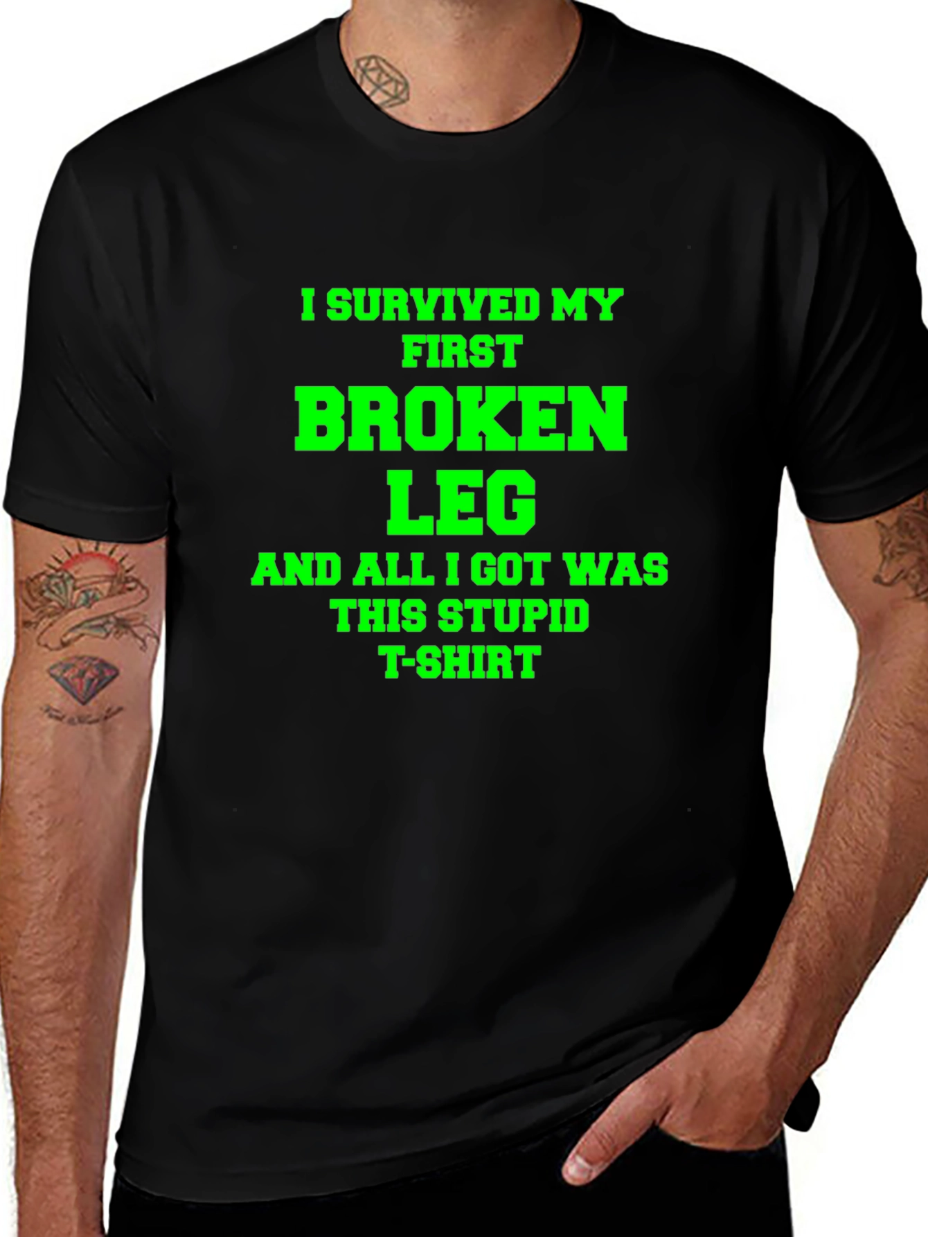 I Survived My First Broken Leg T-Shirt