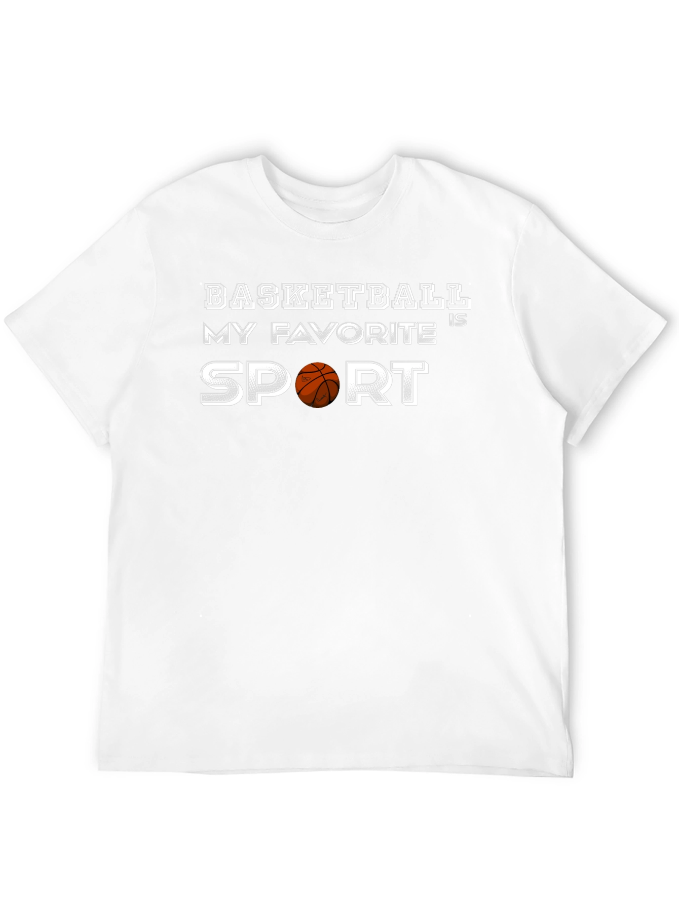 Basketball is My Favorite Sport Graphic T-Shirt