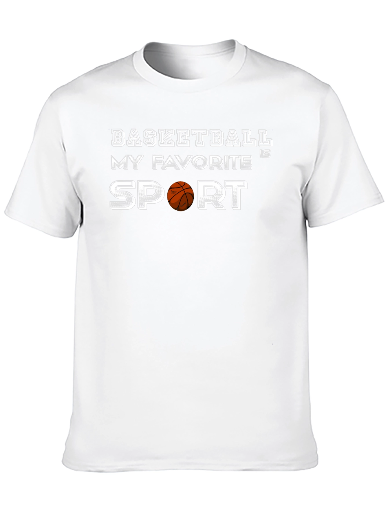 Basketball is My Favorite Sport Graphic T-Shirt