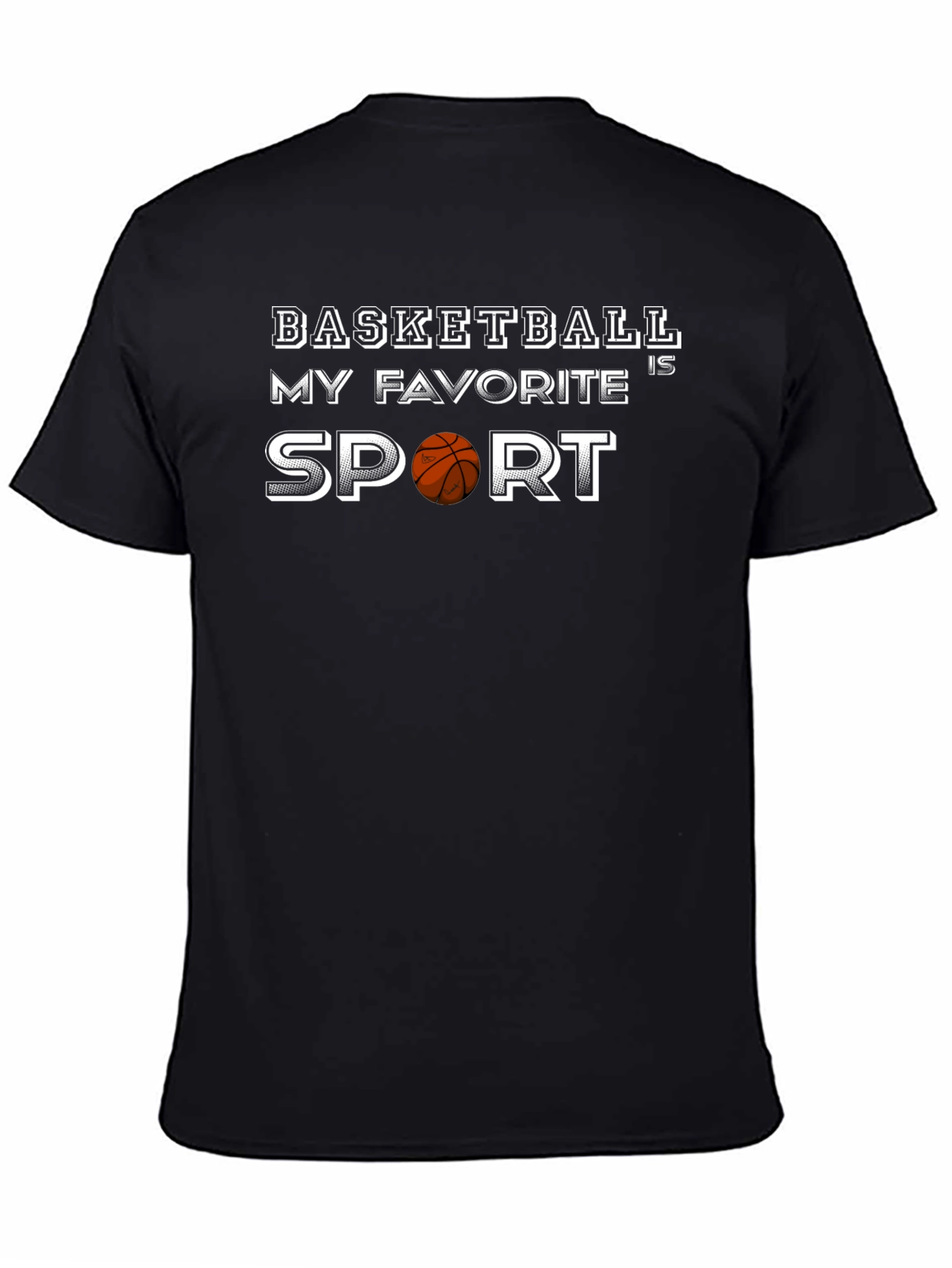 Basketball is My Favorite Sport Graphic T-Shirt