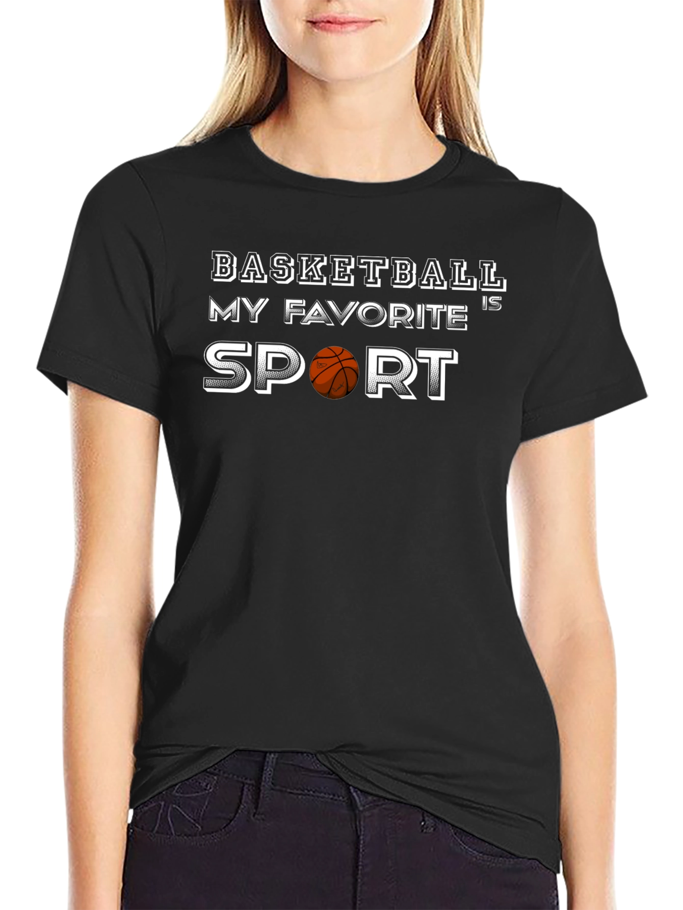 Basketball is My Favorite Sport Graphic T-Shirt