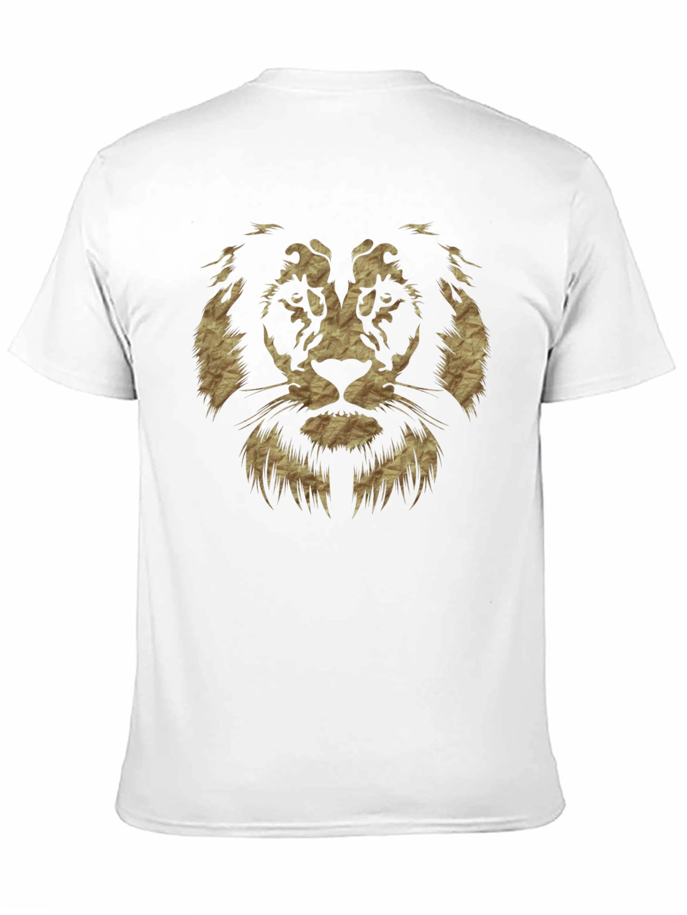 Lion Graphic Print Black Casual T-Shirt