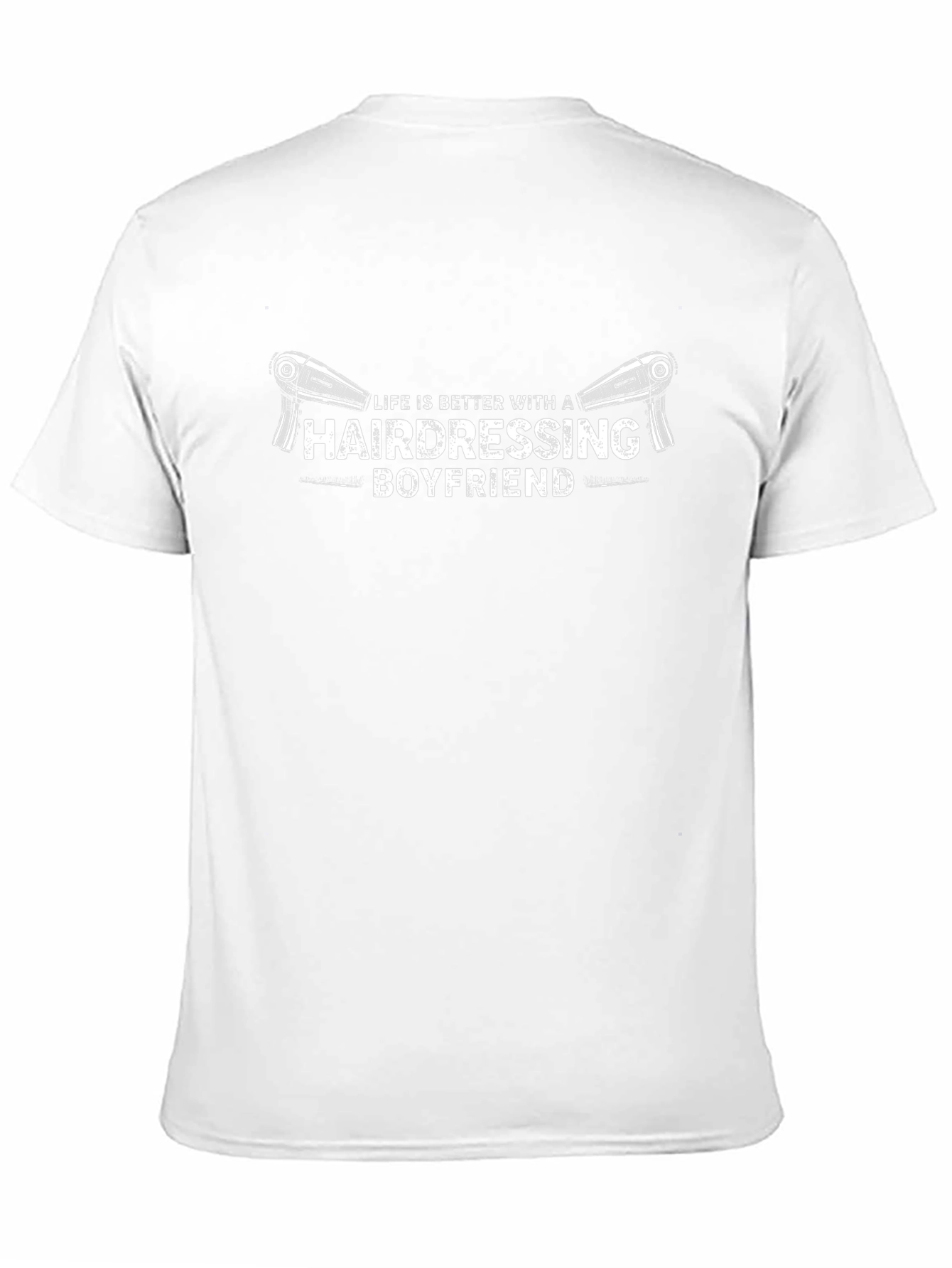 Hairdressing Boyfriend Black Graphic T-Shirt